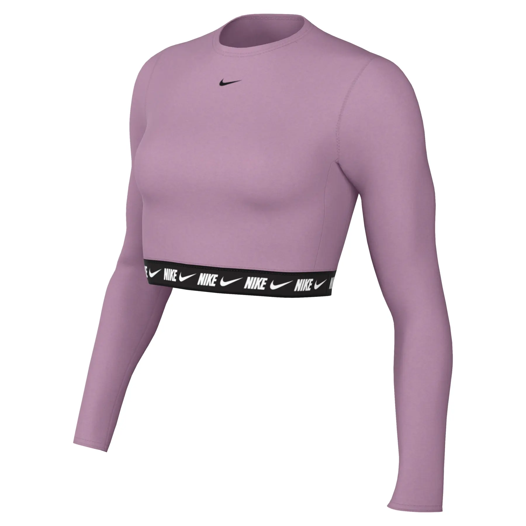 Dameslint crop top met lange mouwen Nike Sportswear