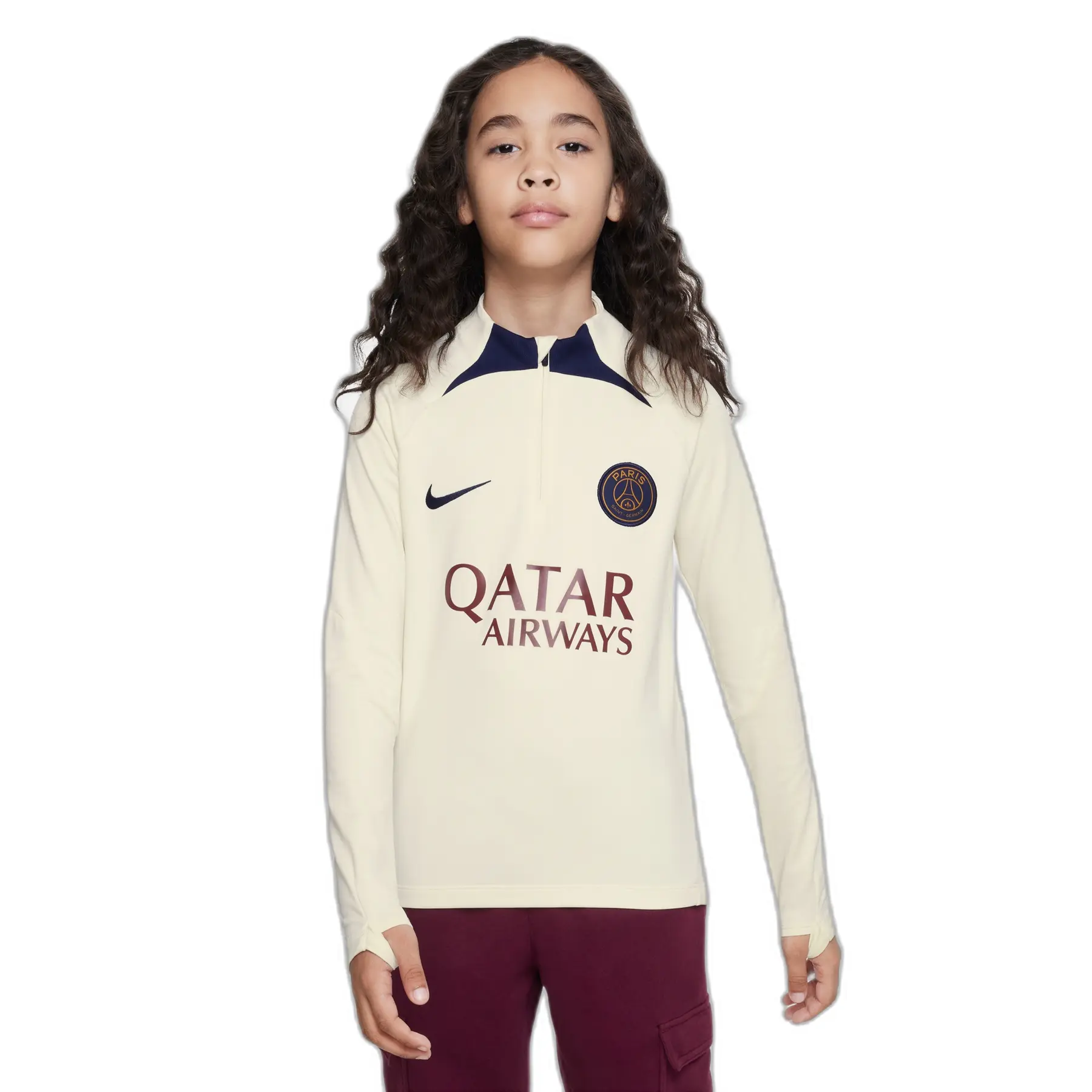 Kinder-Trainingsoberteil PSG Dri-FIT Strike Drill 2023/24