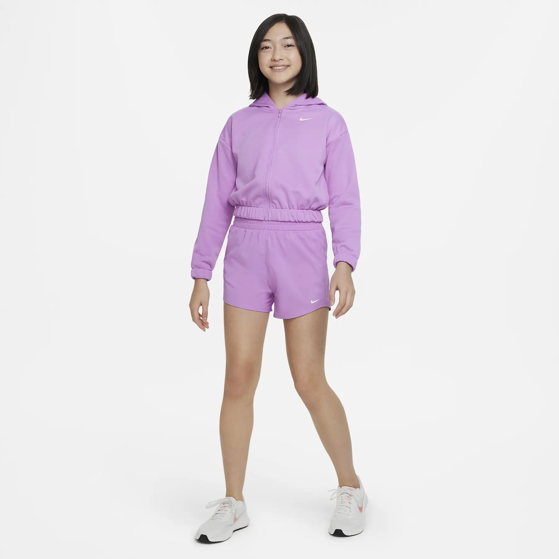 Sweatshirt Sudadera Con Capucha Y Cremallera Para NiñA Nike Therma-Fit Se+-image