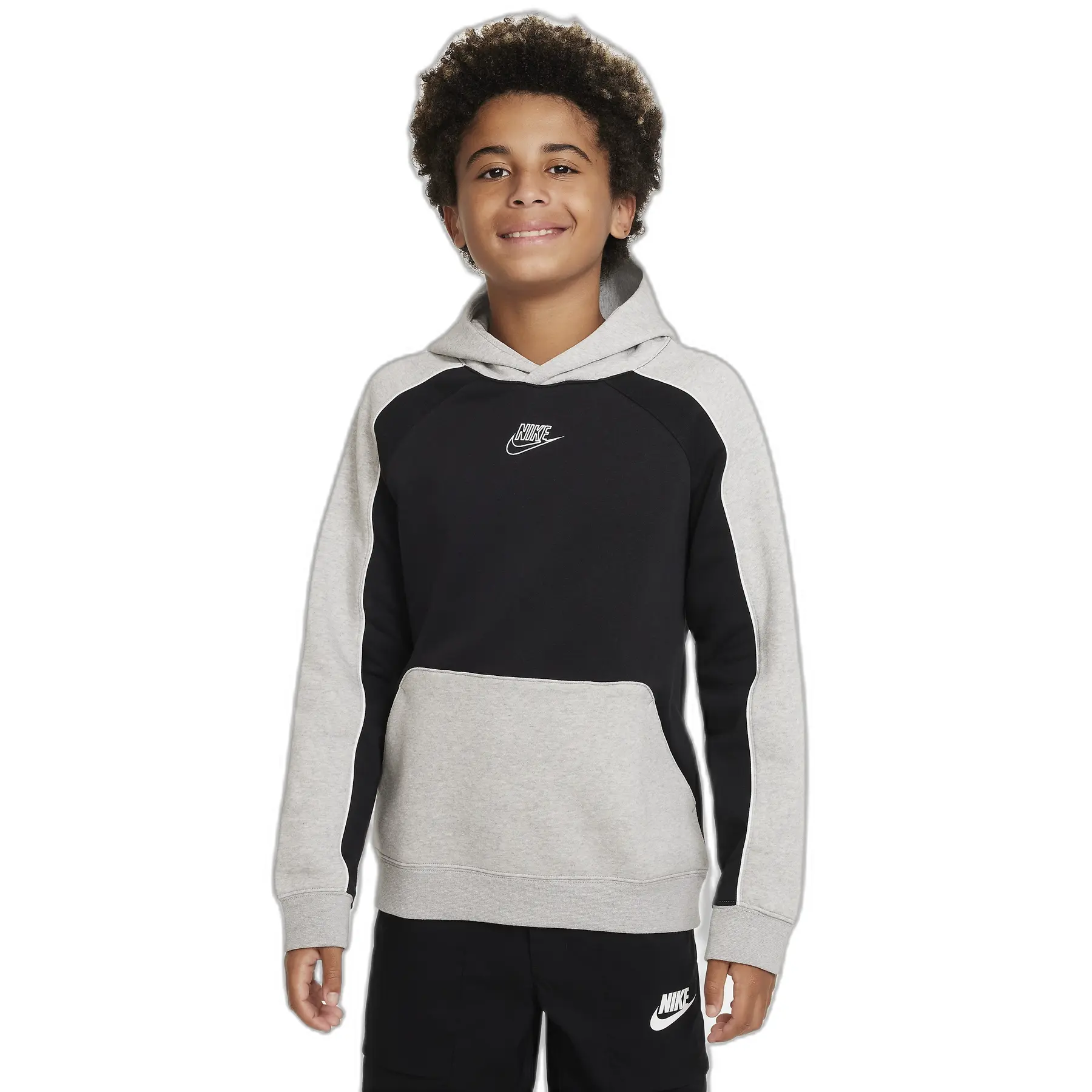 Sweatshirt felpa con cappuccio per bambini Nike Amplify Po