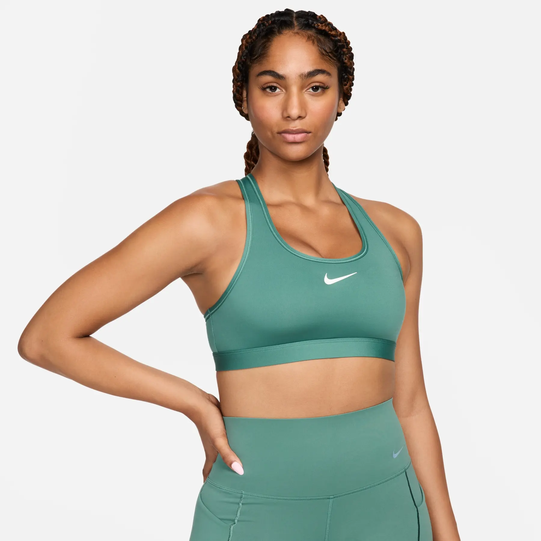 Sujetador acolchado para mujer Nike Swoosh Medium Support
