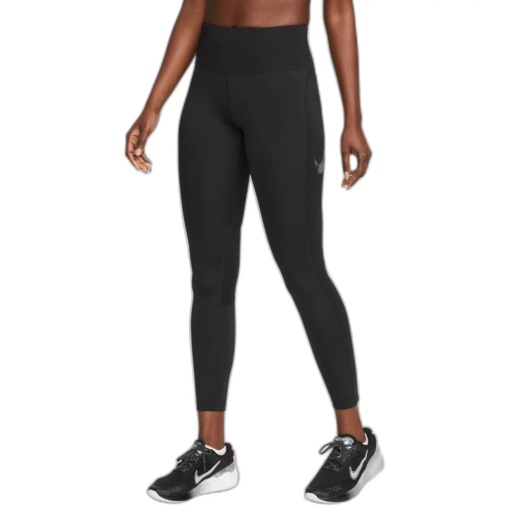 Leggings 7/8 halbhoch Frau Nike Dri-FIT Fast SW HBR