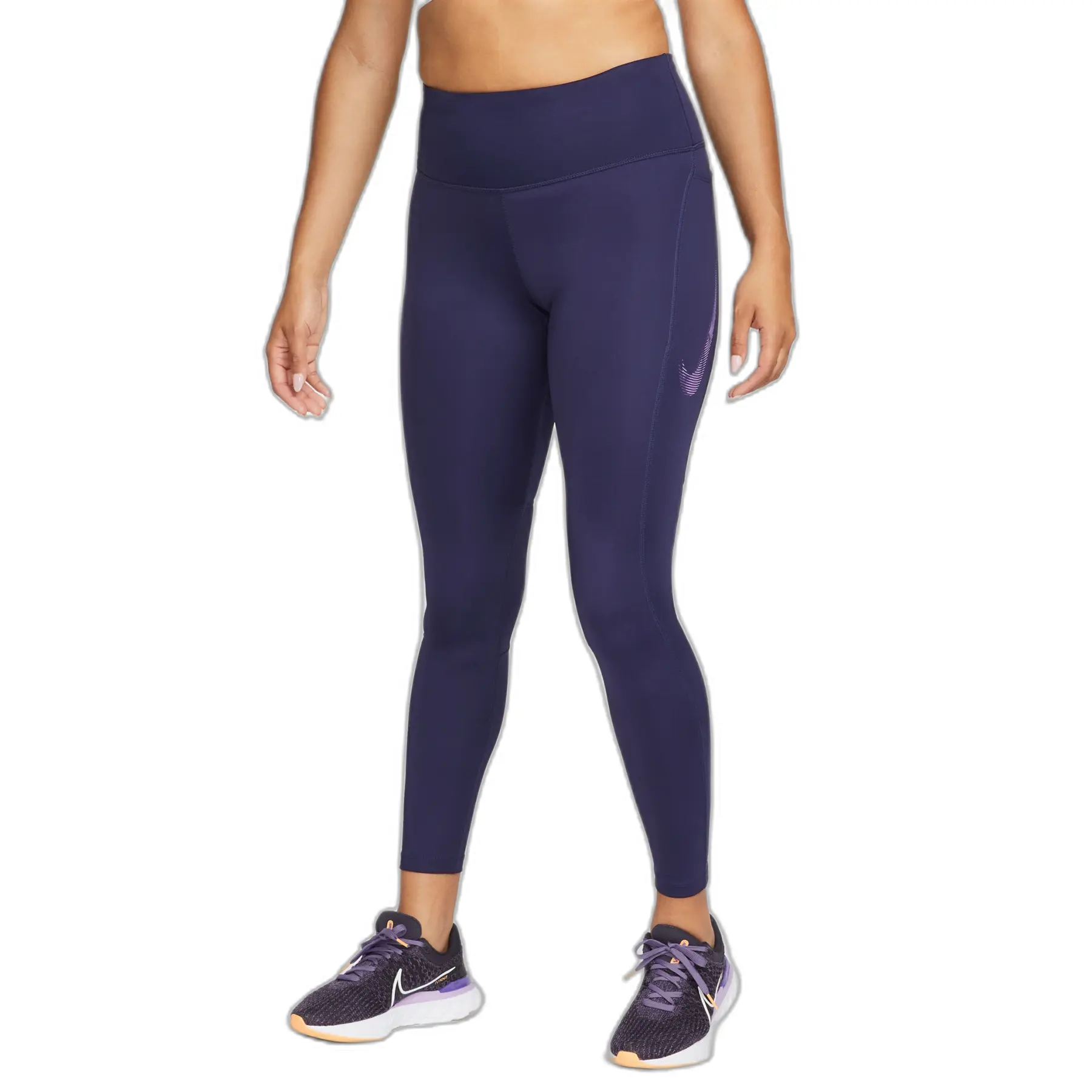Legging 7/8 de tiro medio para mujer Nike Dri-FIT Fast SW HBR