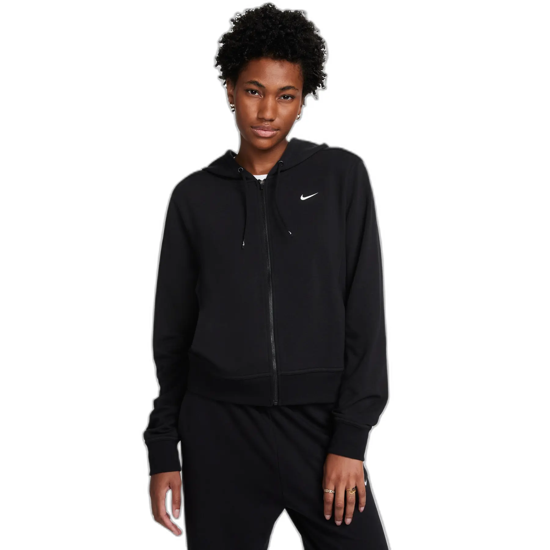 Sweatshirt à capuche full zip Damen Nike One Dri-FIT LBR