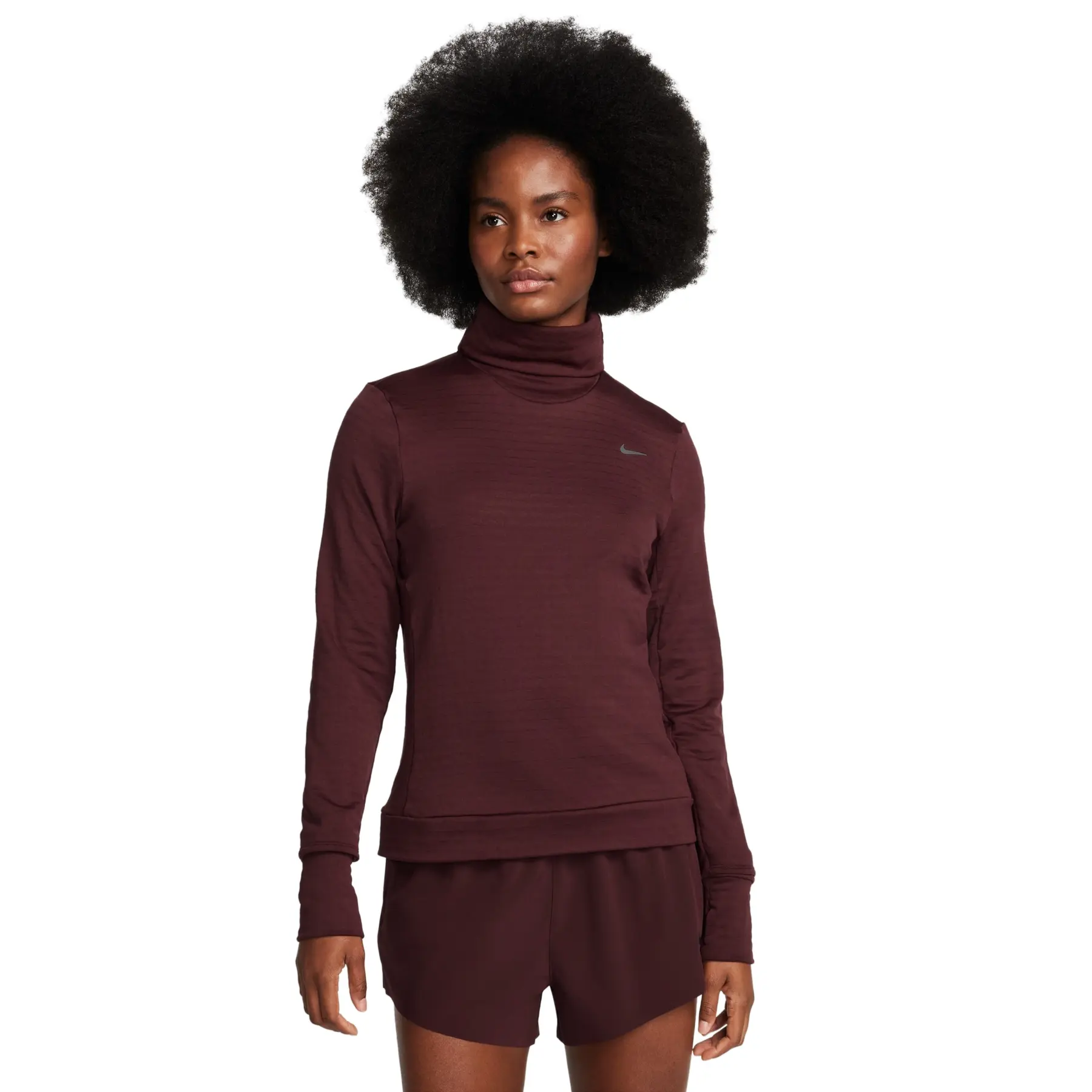 Langarmtrikot mit Rollkragen, Damen Nike Therma-FIT Swift
