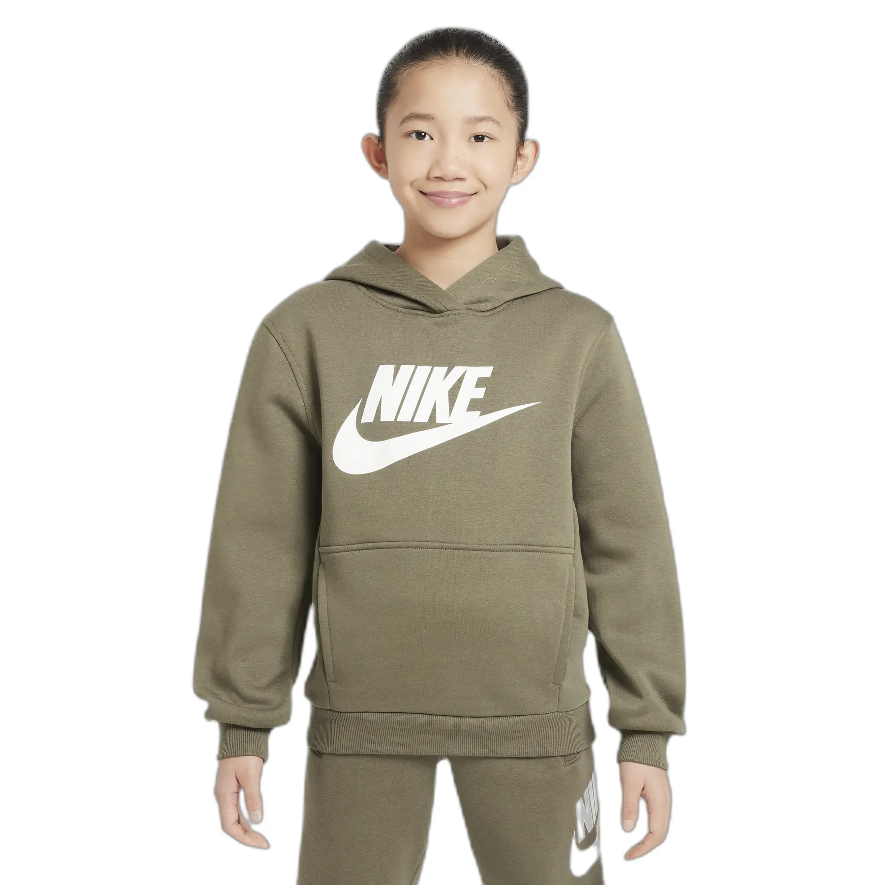 Felpa con cappuccio per bambini Nike Club Fleece