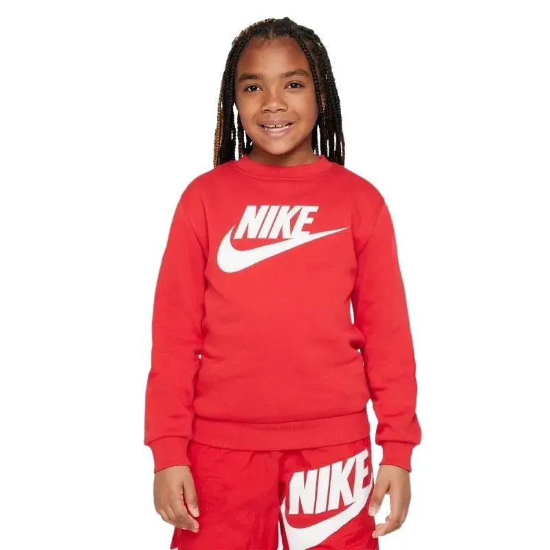 Kindertrui met ronde hals Nike Club Fleece HBR