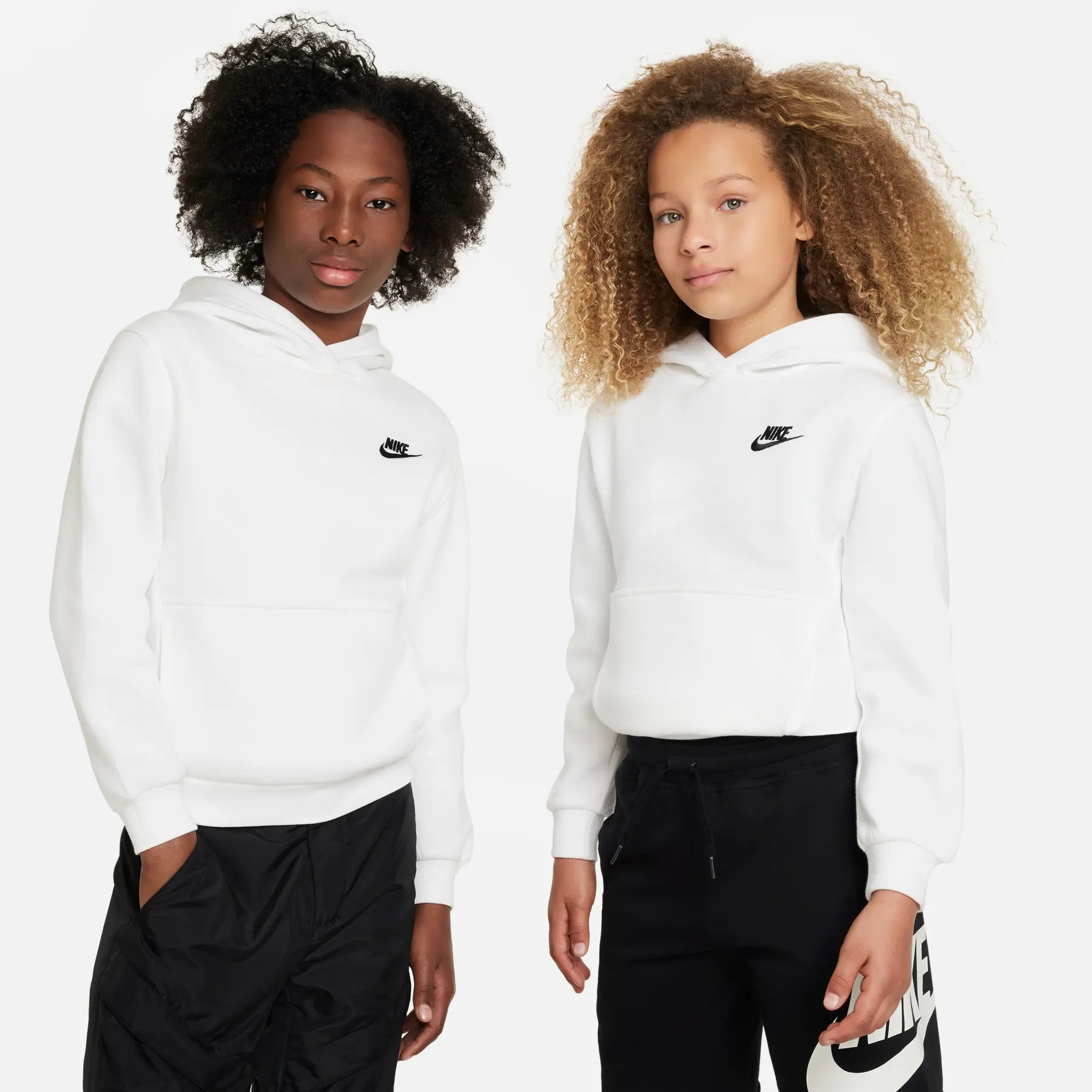 Felpa con cappuccio per bambini Nike Club Fleece LBR