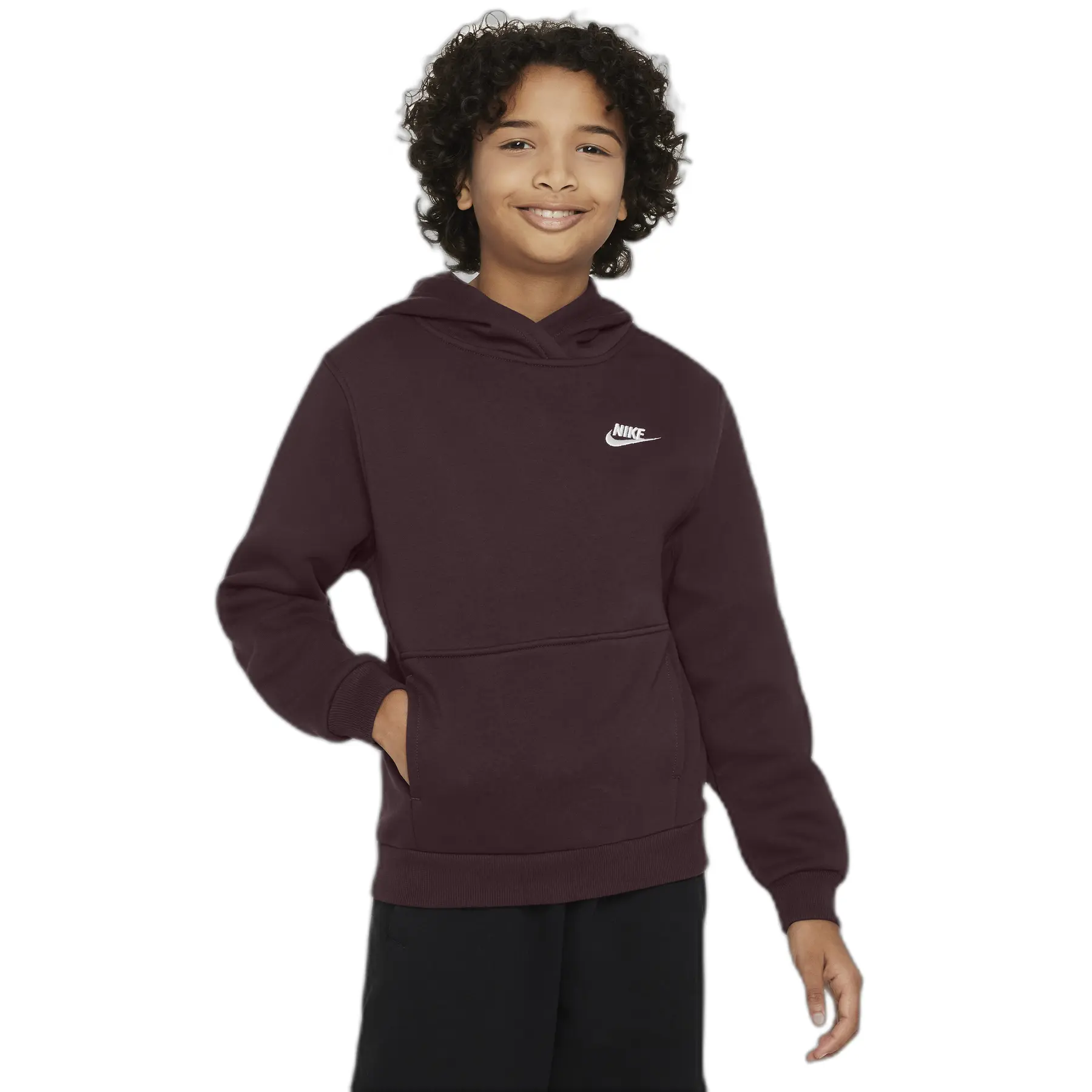 Felpa con cappuccio per bambini Nike Club Fleece