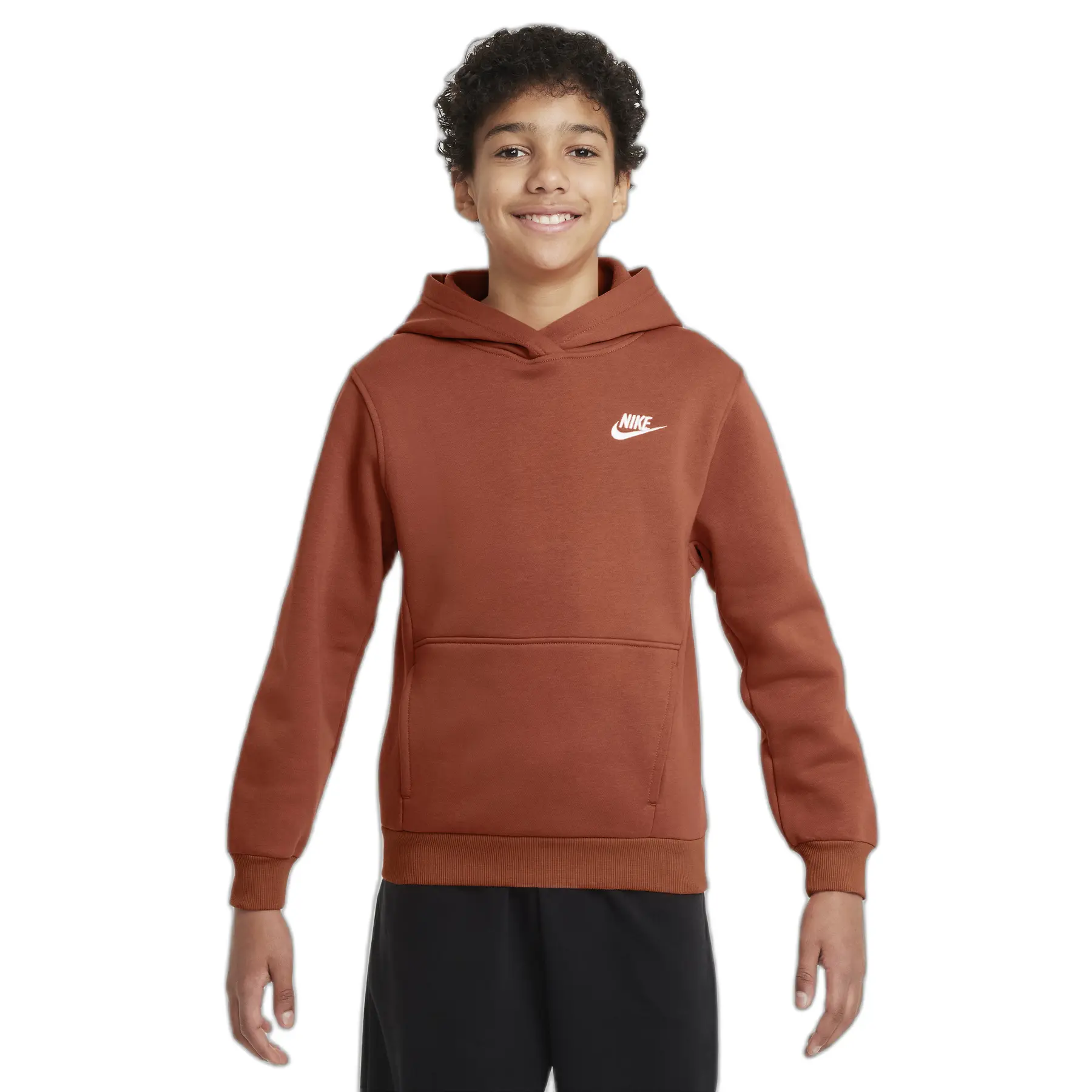 Felpa con cappuccio per bambini Nike Club Fleece