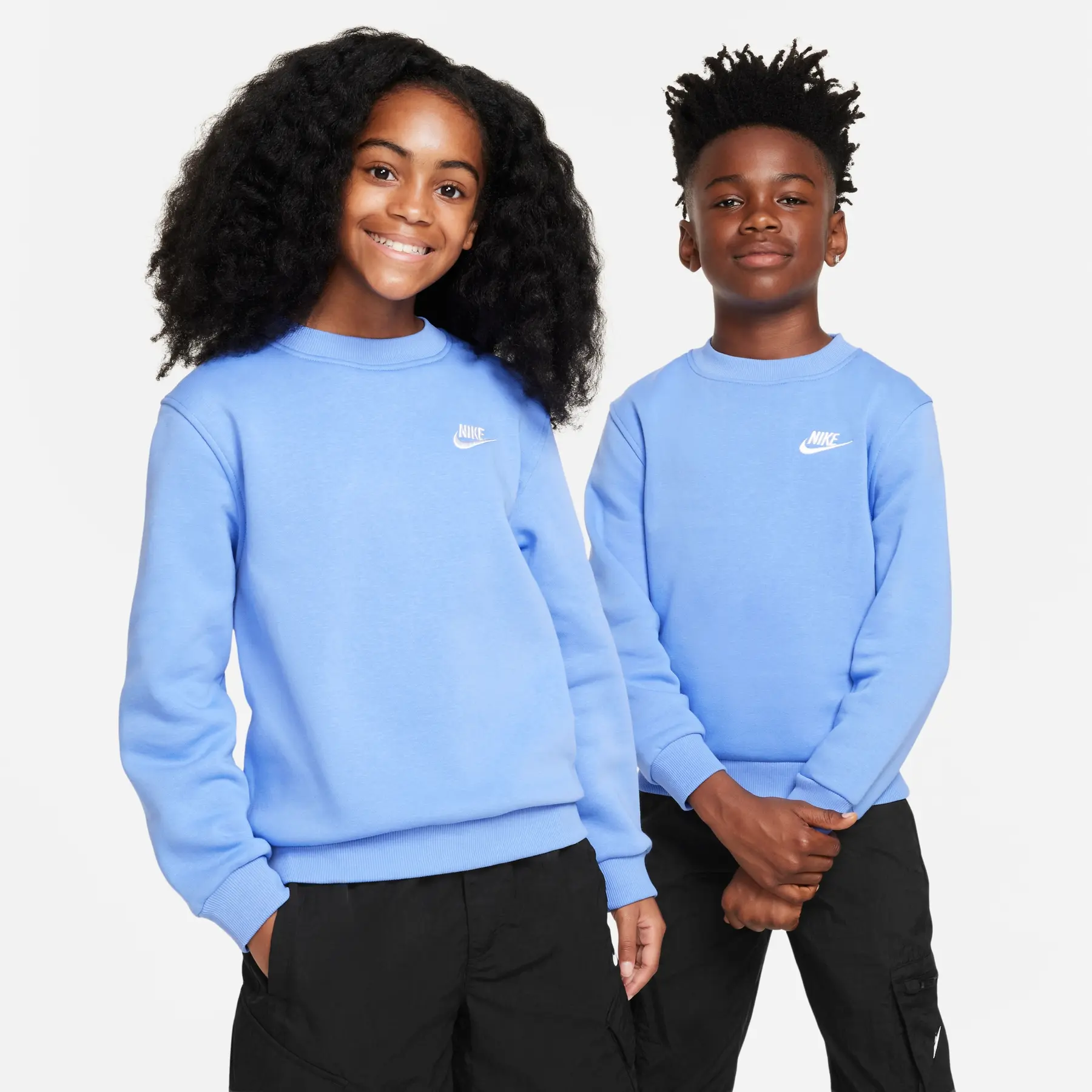 Felpa girocollo per bambini Nike Club Fleece LBR