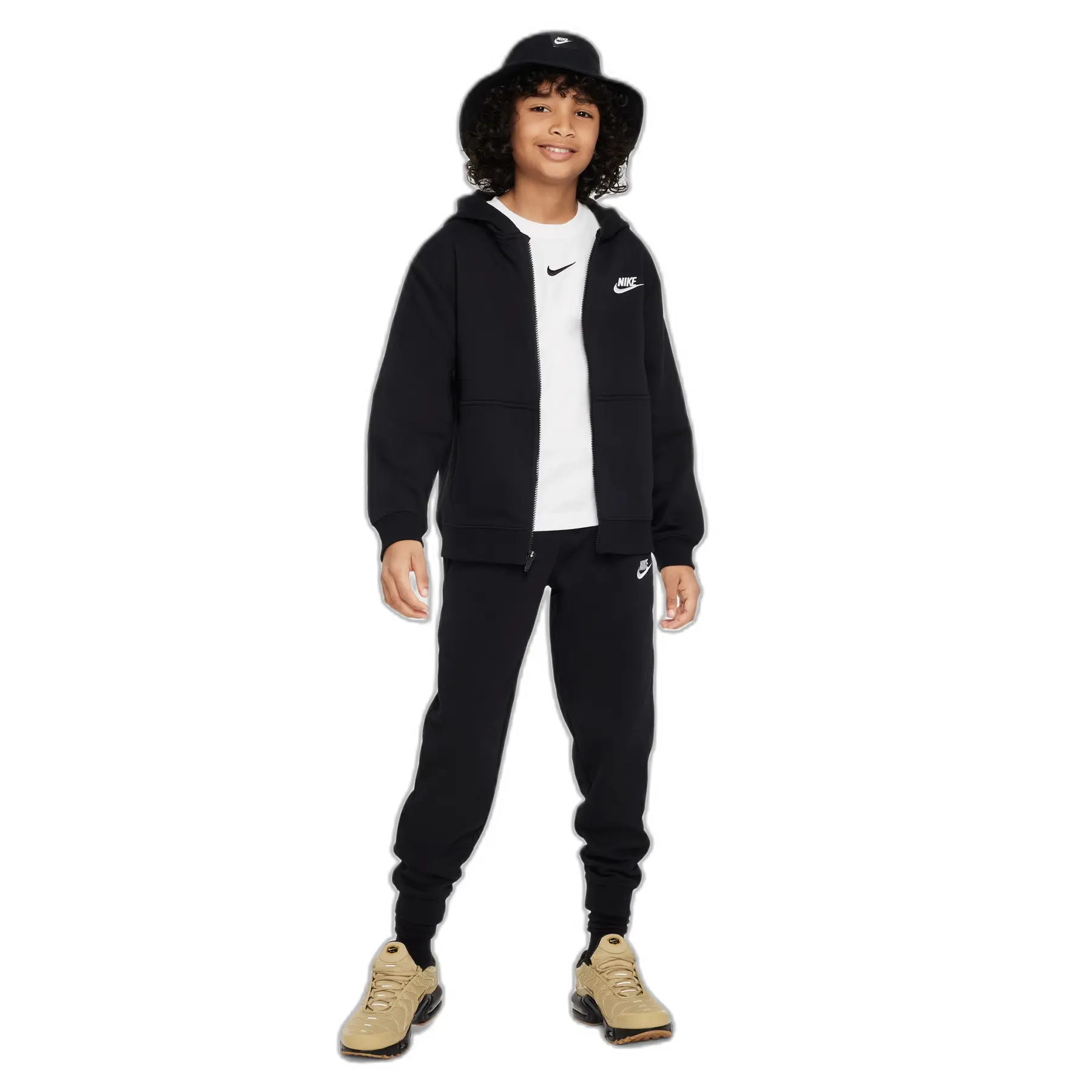 Trainingspak met volledige rits voor kinderen Nike Club Fleece