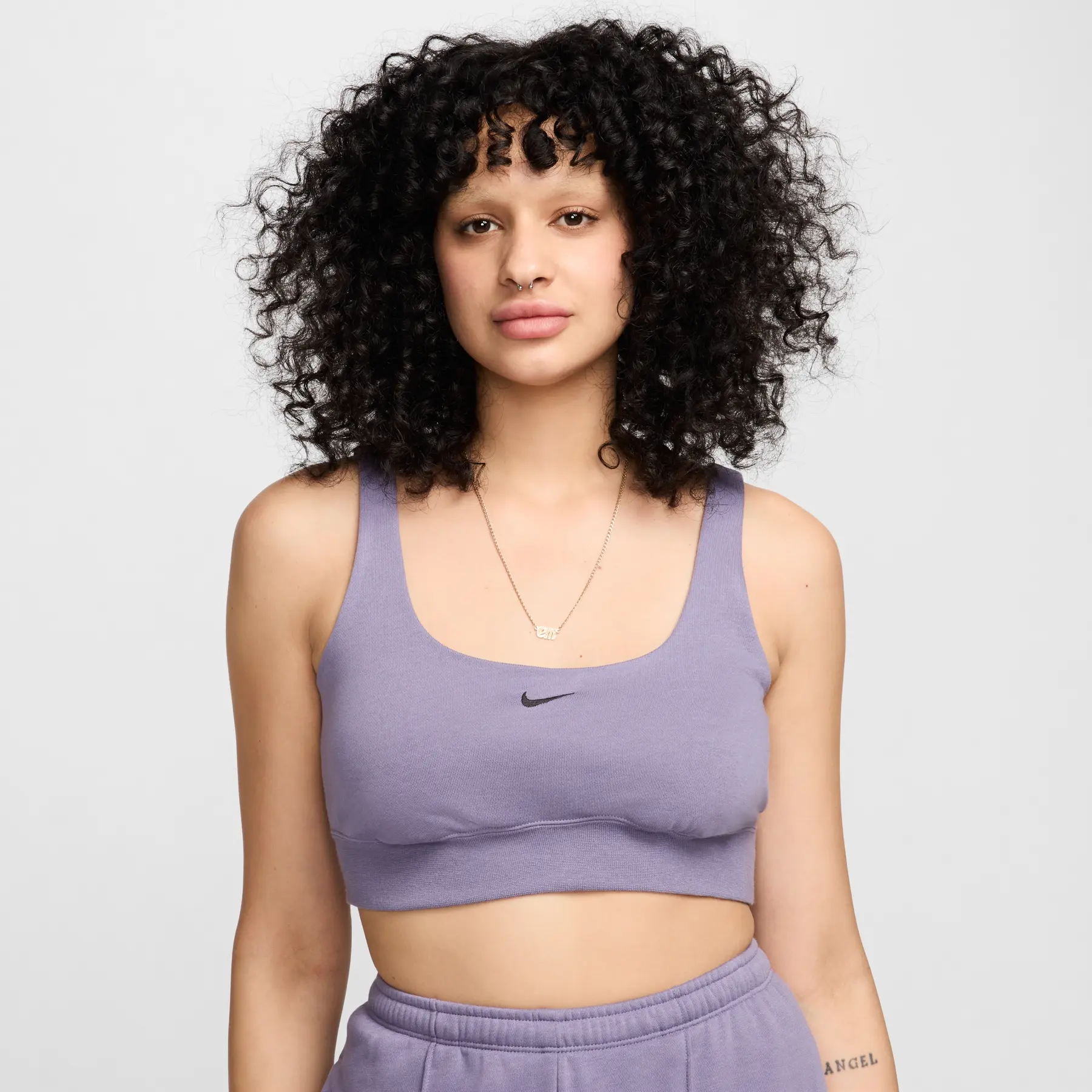 Dames crop top Nike Chill Terry