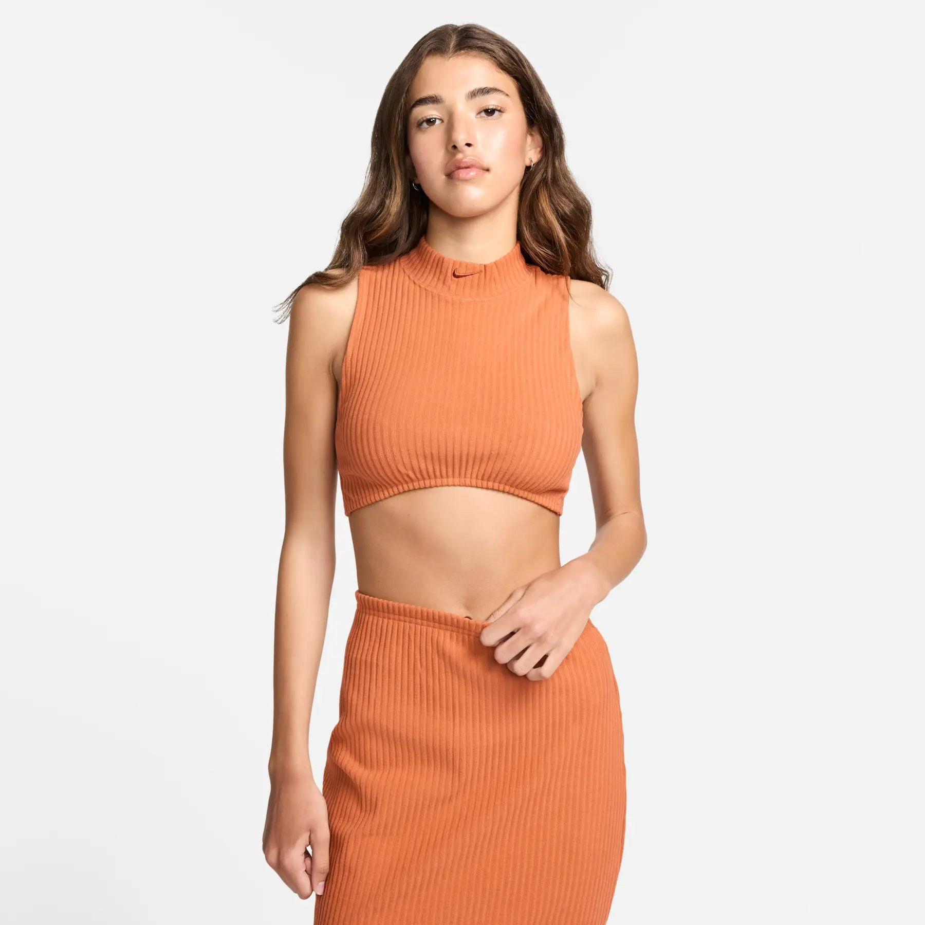 Dames crop top Nike Chill Knit