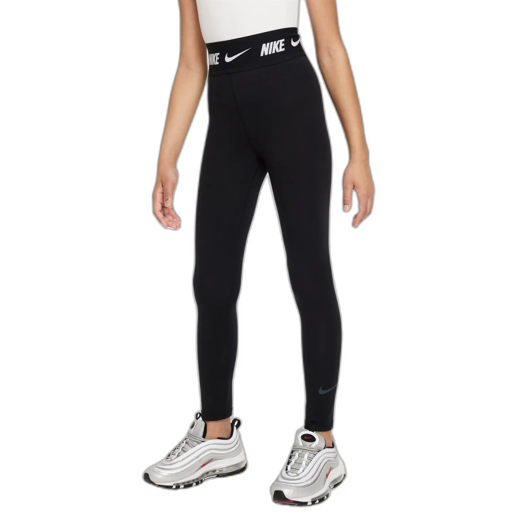 Legging met hoge taille voor meisjes Nike FAV SW
