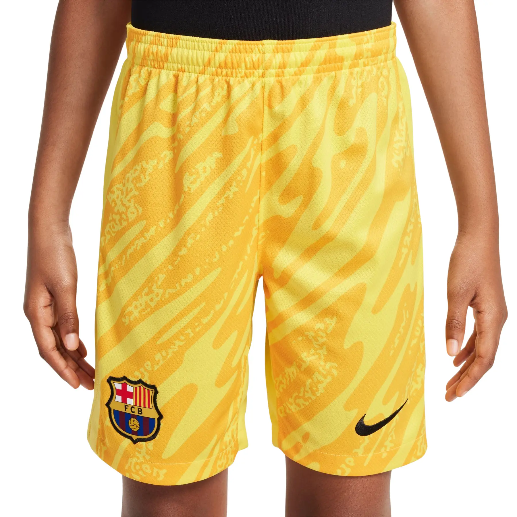 Torwartshorts für Kinder FC Barcelone 2024/25