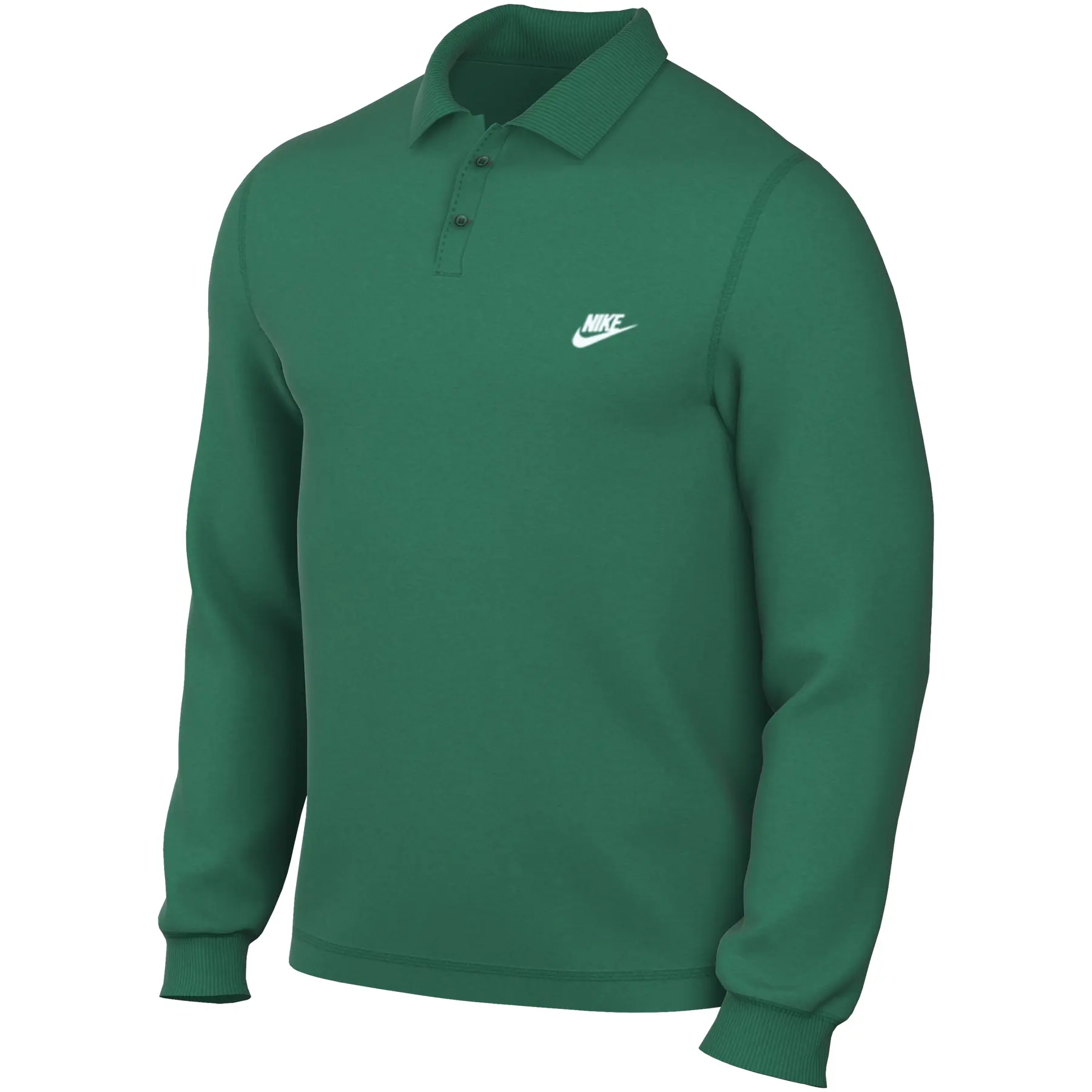 Gebreid poloshirt met lange mouwen Nike Club