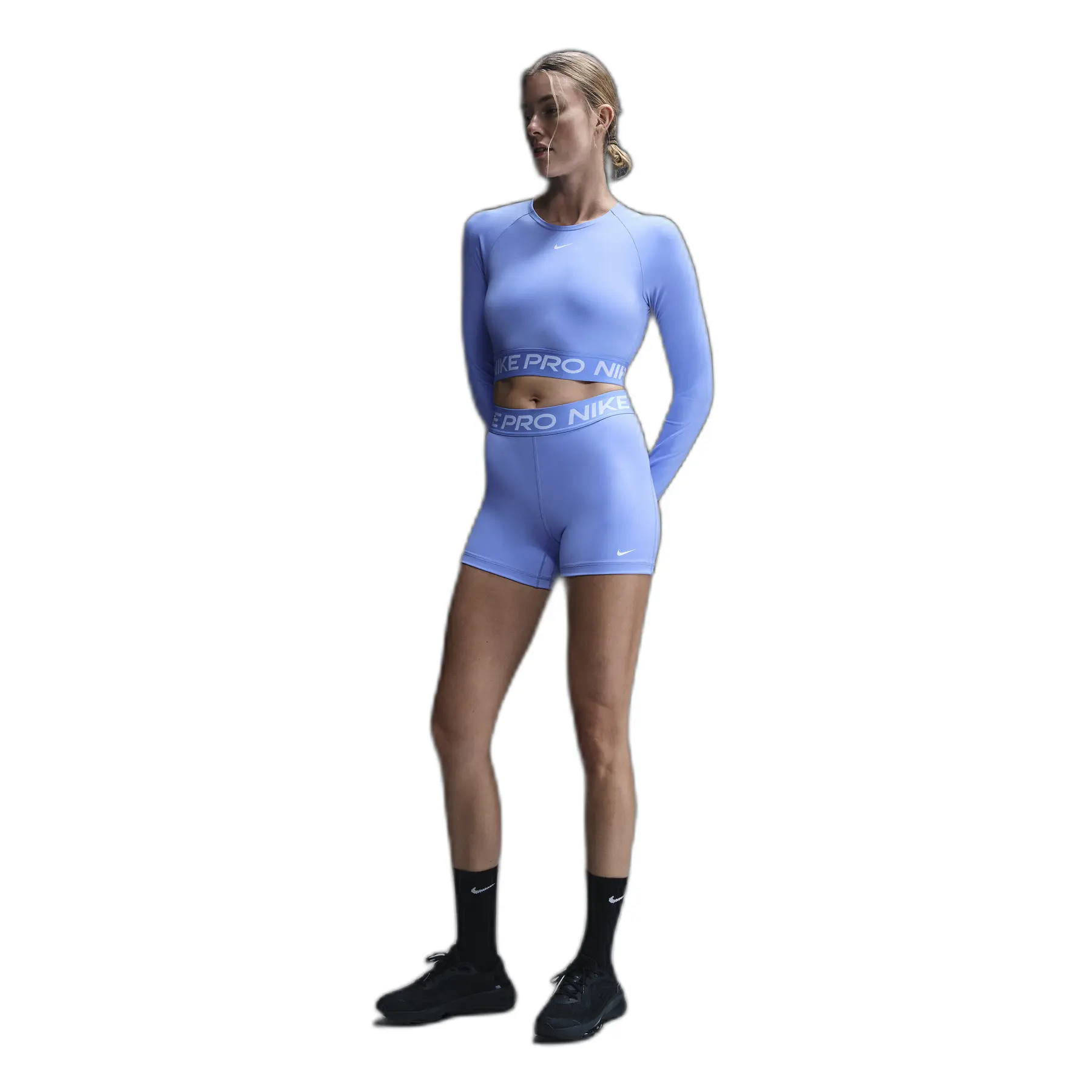 Trikot mit langen Ärmeln, crop, Damen Nike Pro 365