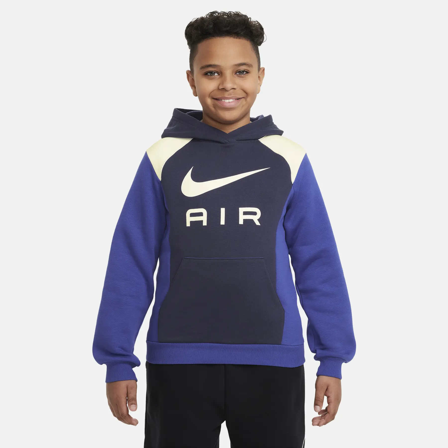 Felpa con cappuccio per bambini Nike Air