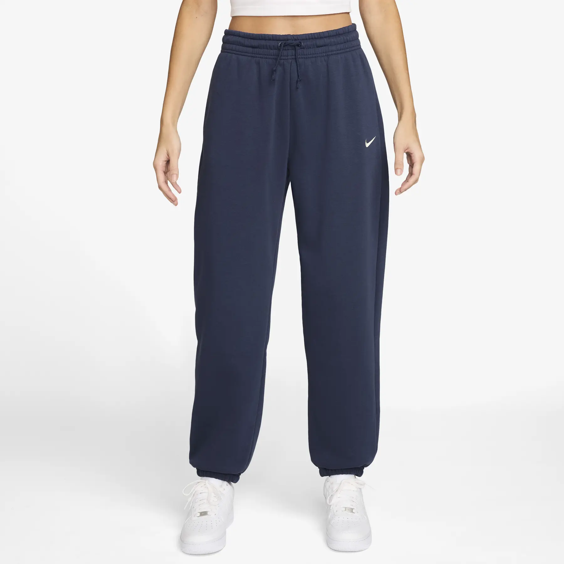Pantaloni fitness da Tuta oversize a vita alta da donna Nike Phoenix