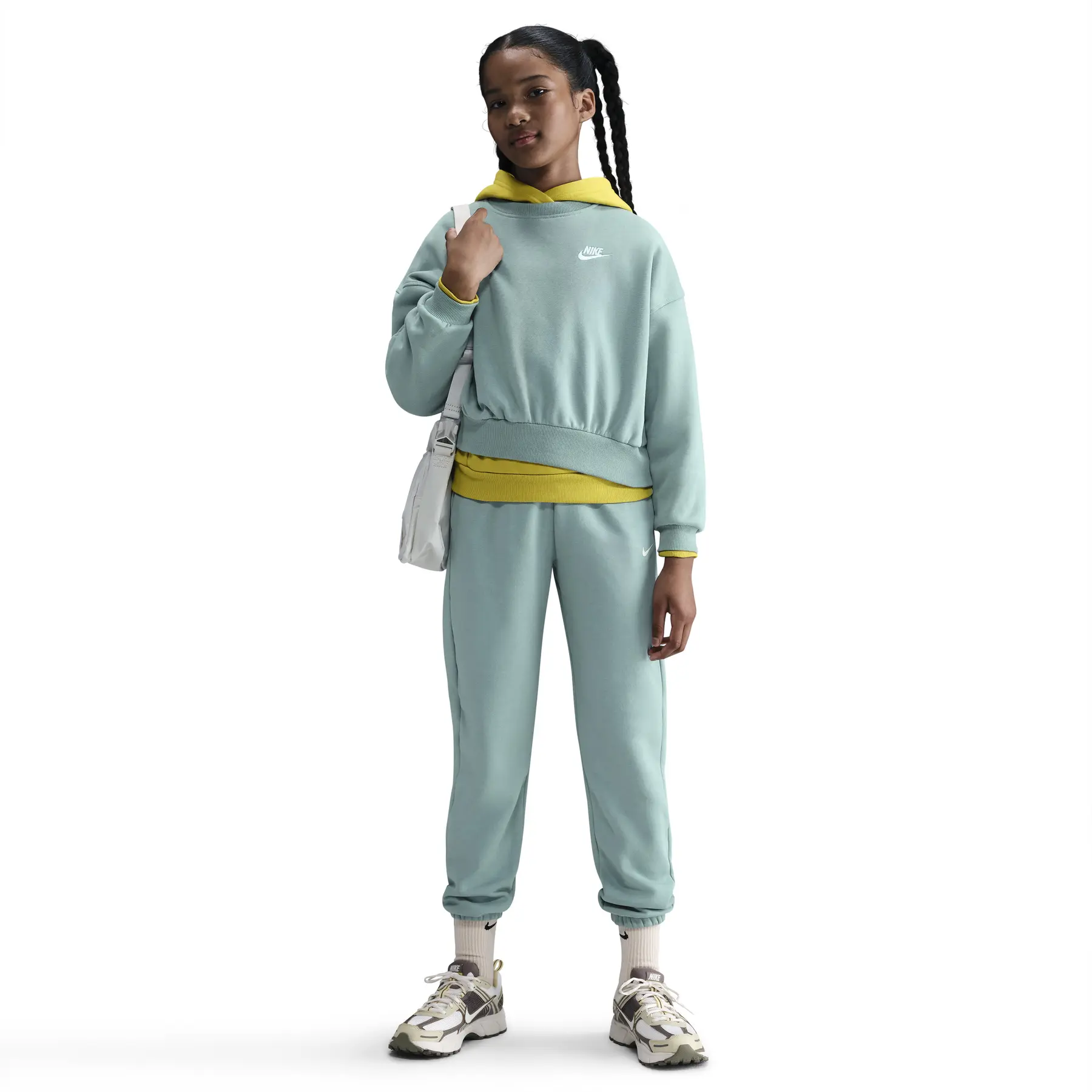Felpa da bambina Nike Club Fleece