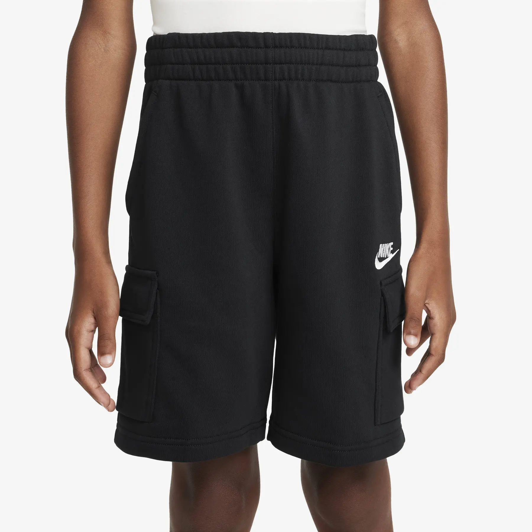 Kurze Cargo-Hose aus Fleece für Kinder Nike Club