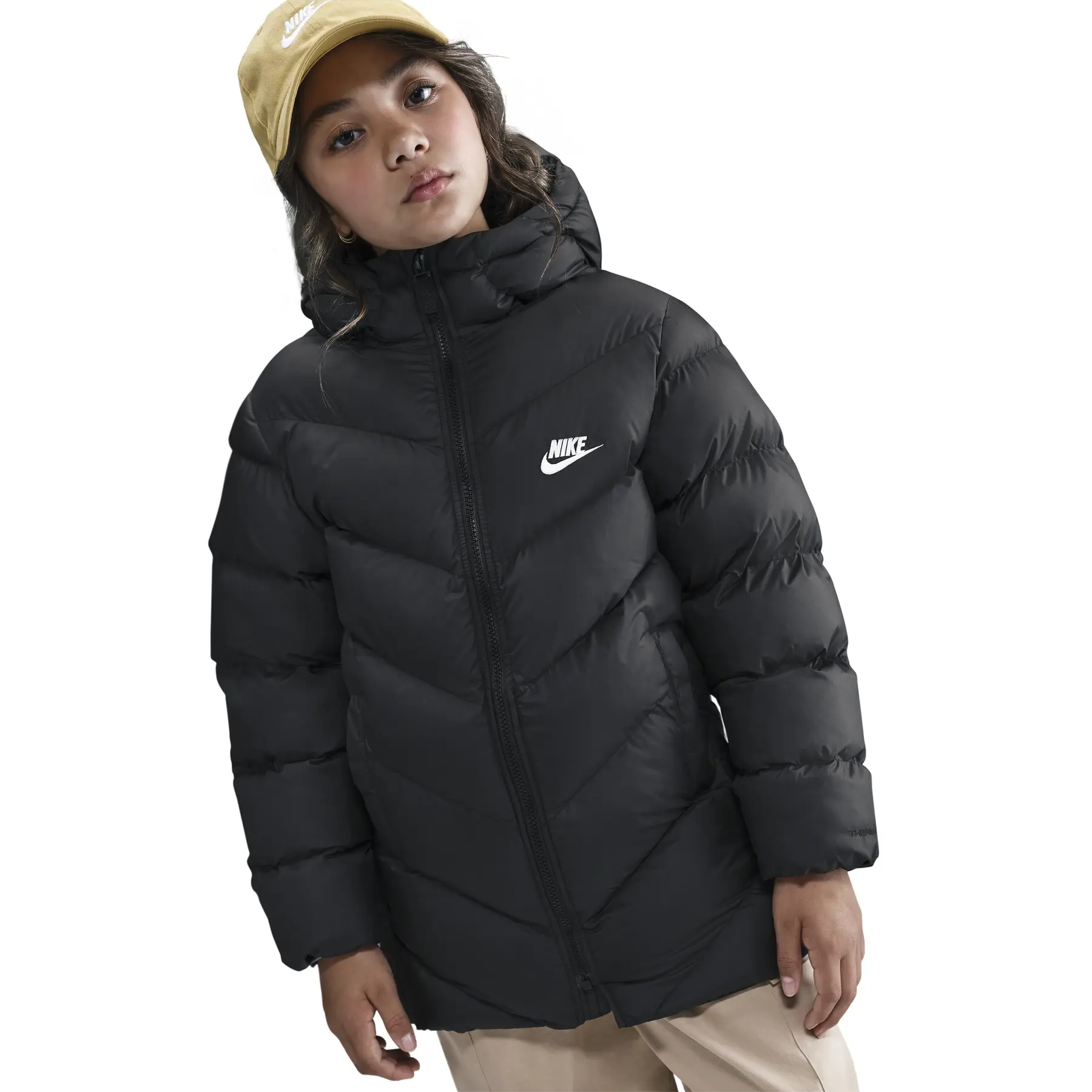 Plumífero con capucha infantil Nike All Day Play