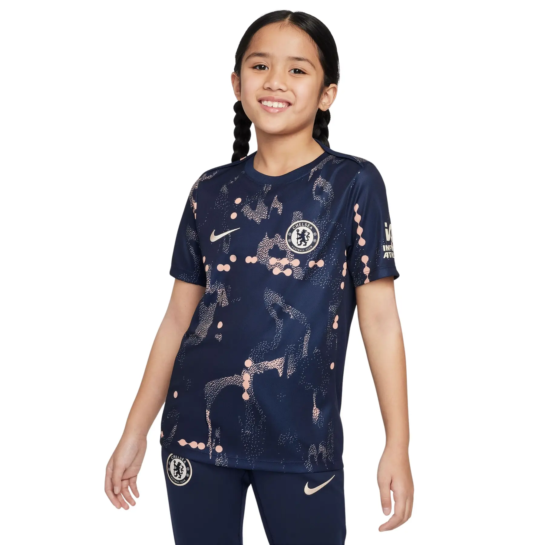 Kinder-Prematch-Trikot Chelsea Dri-FIT Academy Pro 2024/25