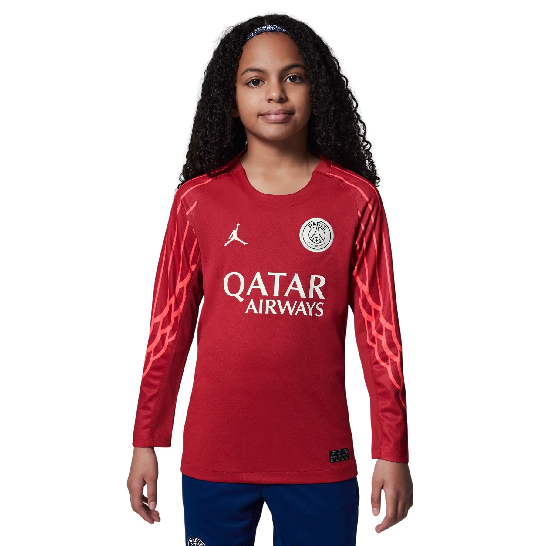 Kinder-Langarm-Fourth-Torwarttrikot PSG Dri-FIT Stadium 2024/25