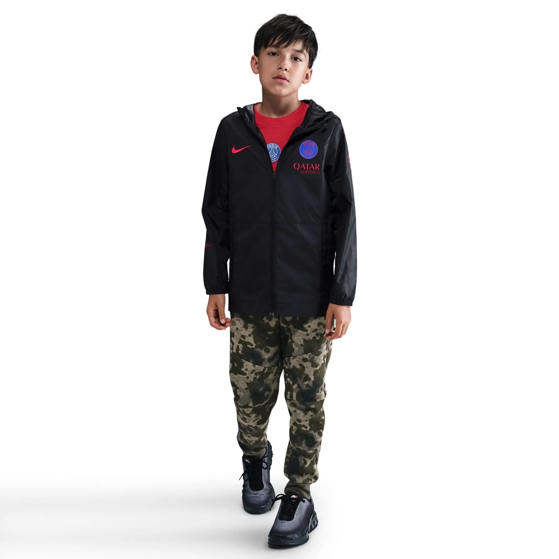PSG Third Kinder Kapuzenjacke Academy Pro 2025/26