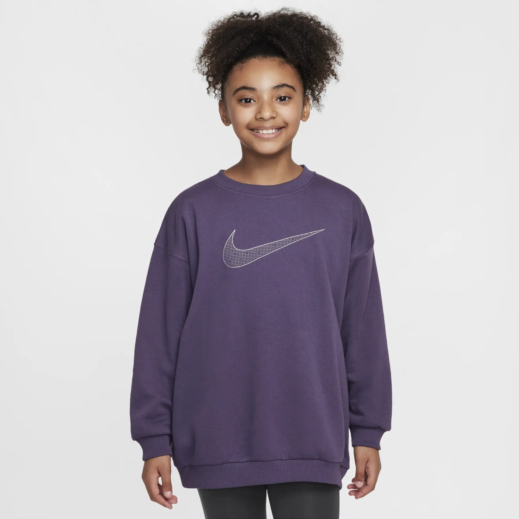 Oversize-Pullover für Mädchen Nike Club Fleece