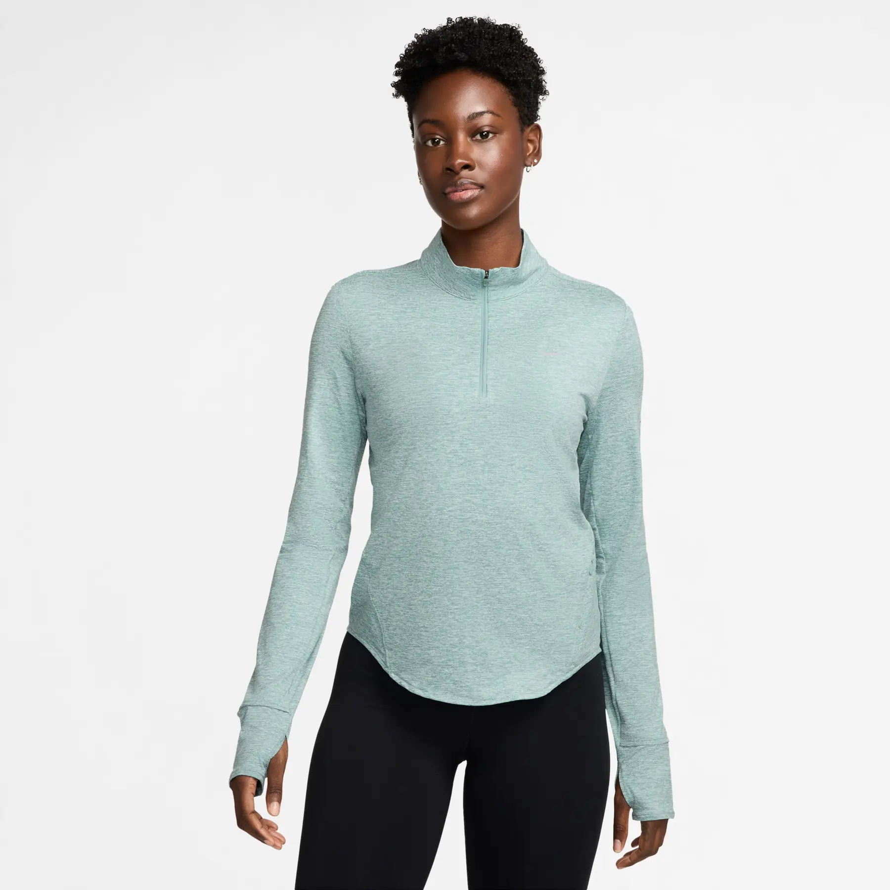 Dames sweatshirt met 1/2 rits Nike Swift Dri-fit Uv