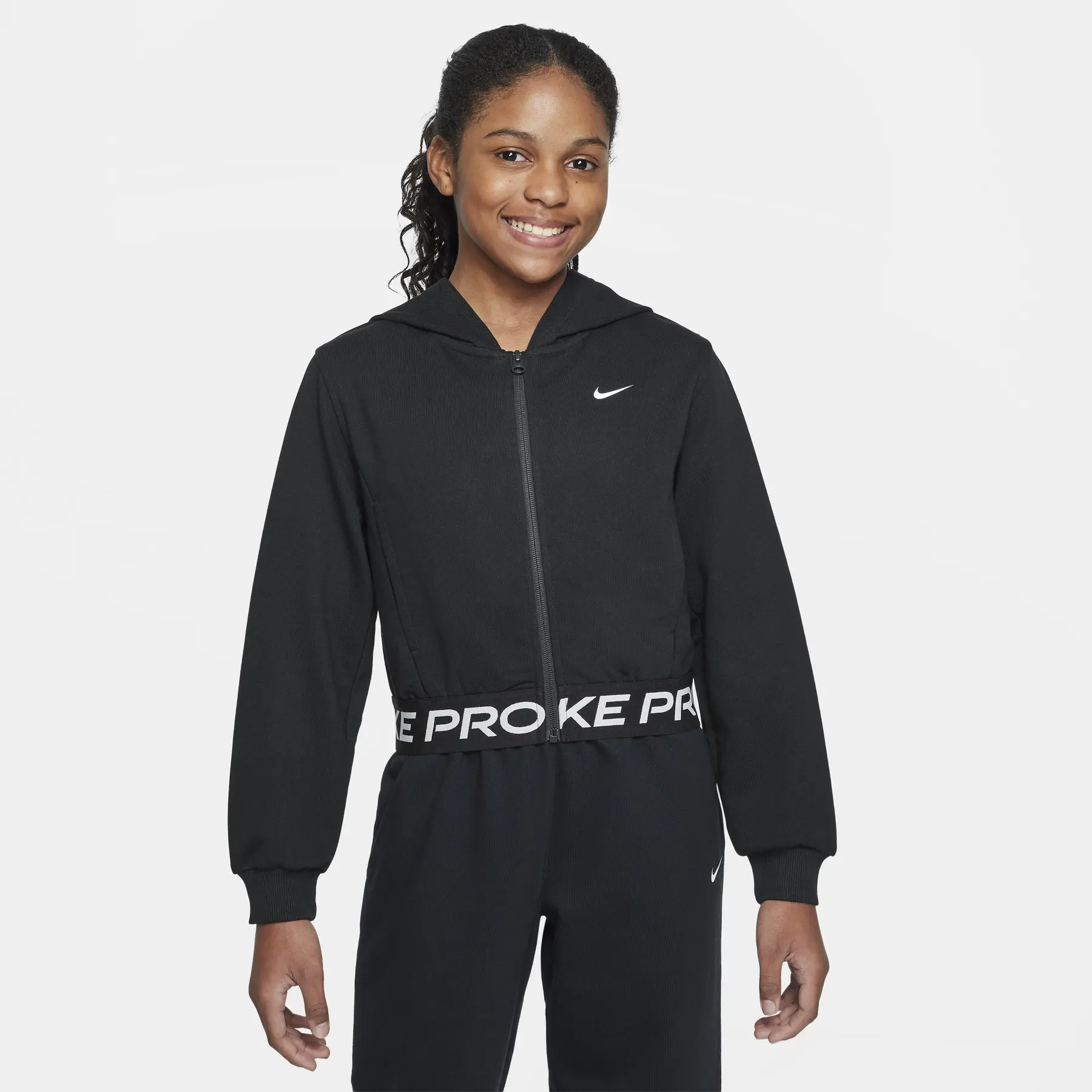 Sudadera con capucha infantil Nike Pro Fleece
