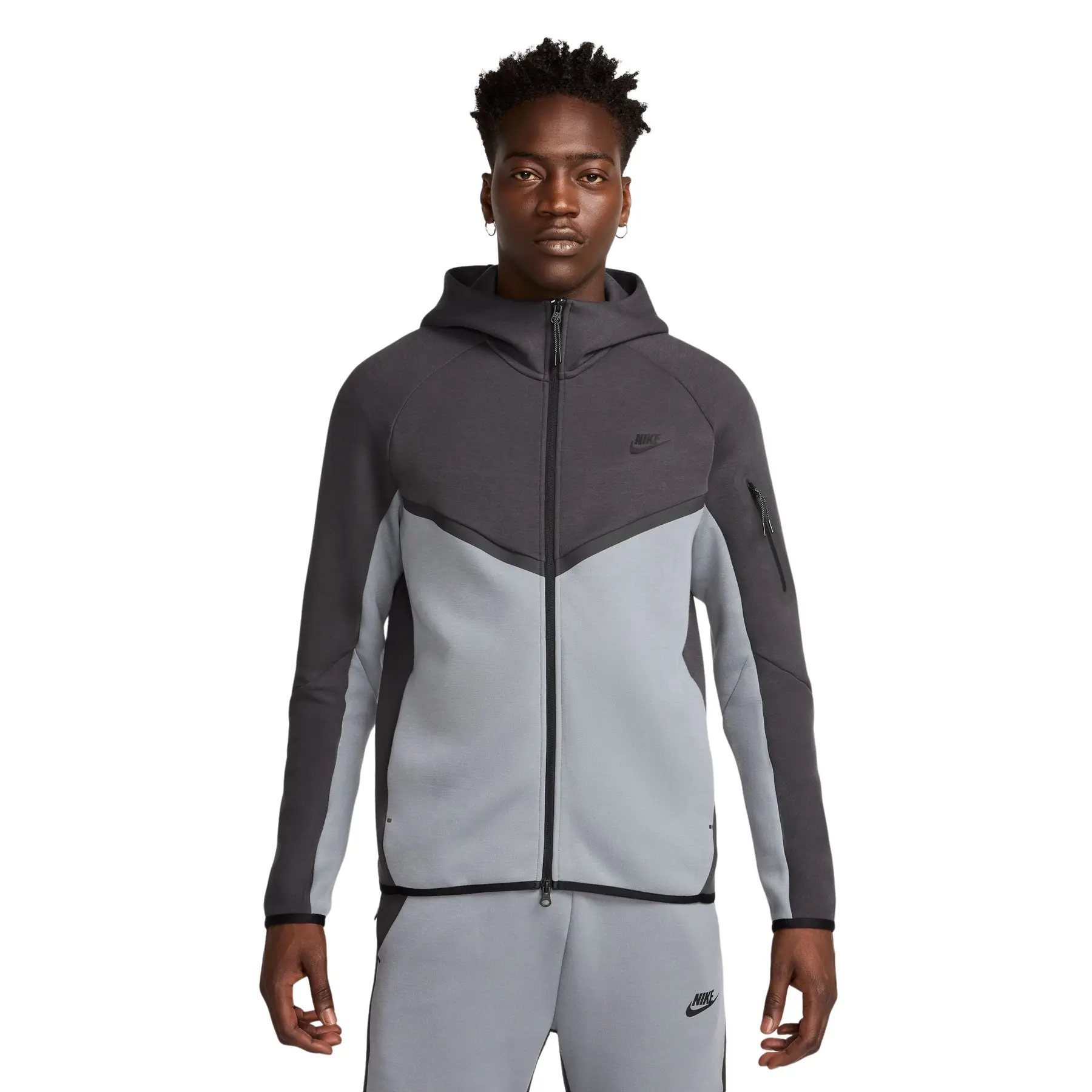 Felpa con cerniera a cappuccio Nike Tech