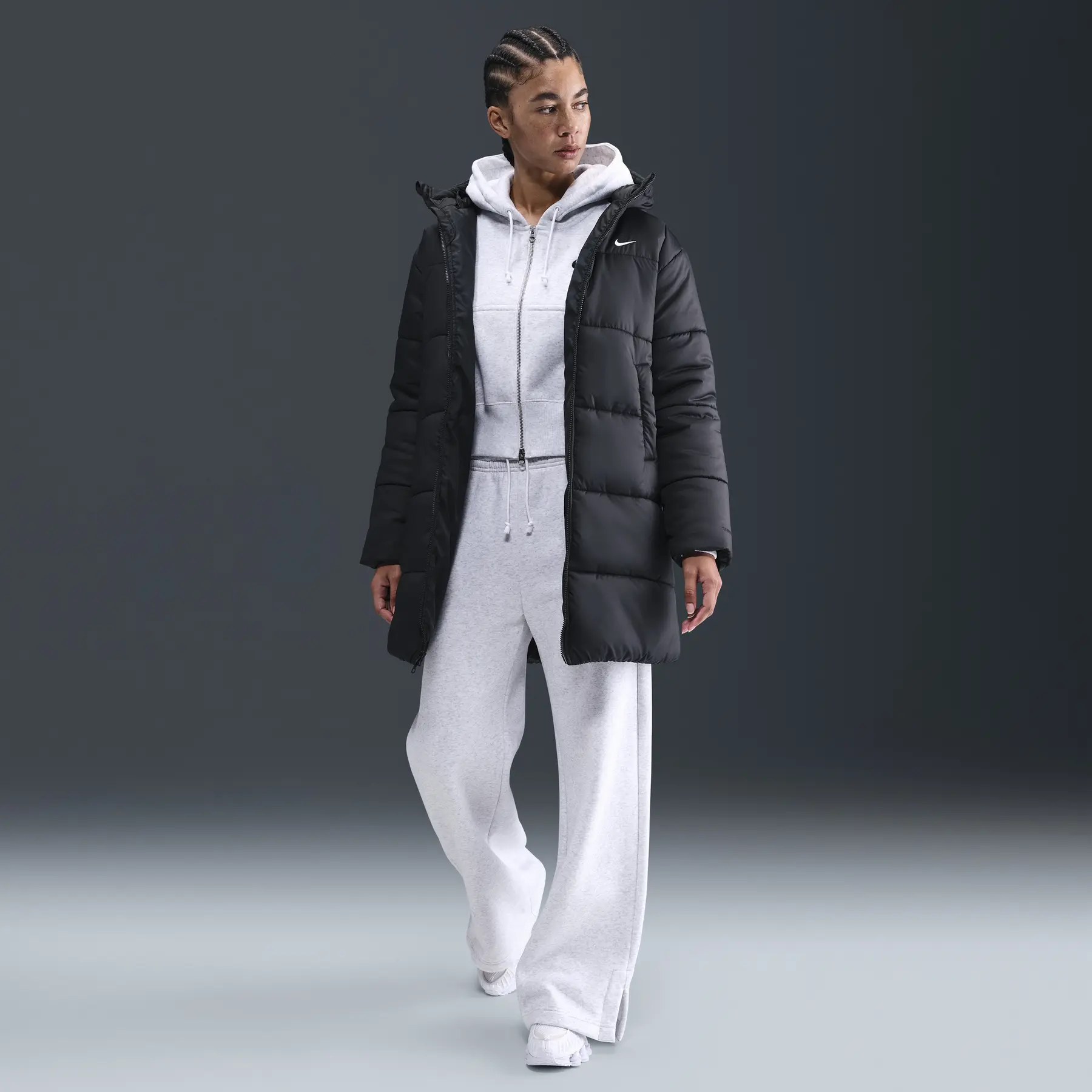 Piumino con cappuccio da donna Nike Classic