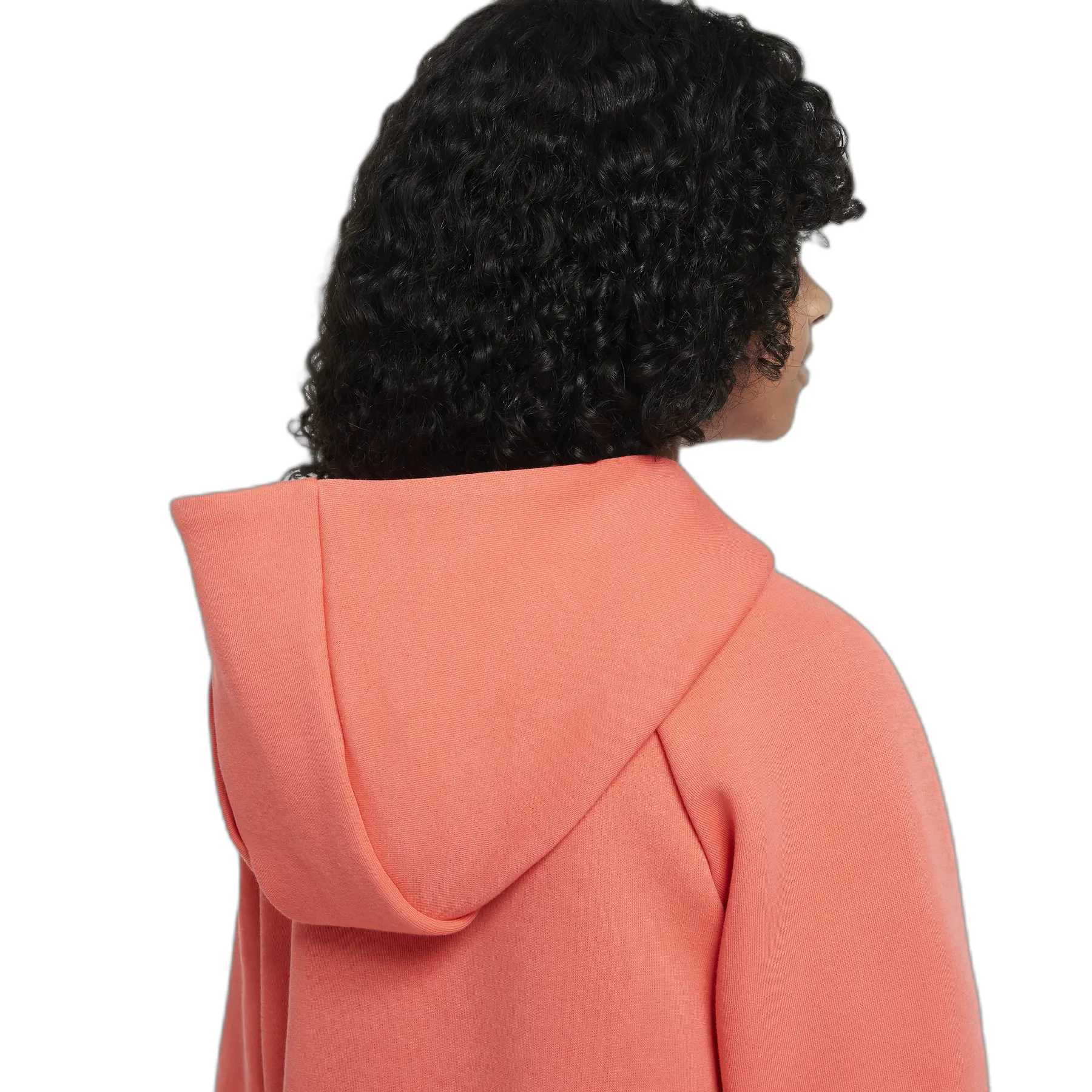Felpa con cerniera a cappuccio da bambina Nike Tech Fleece