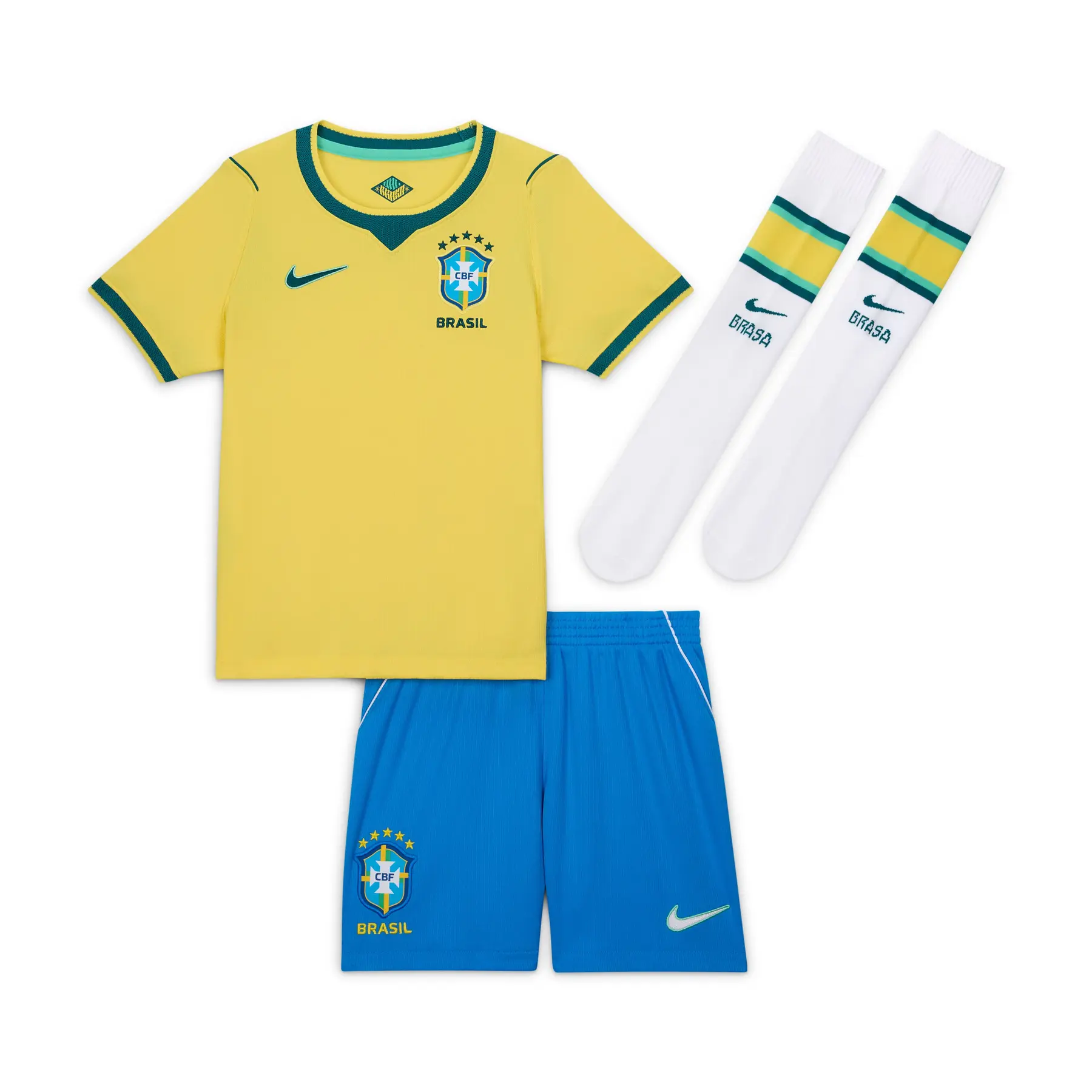 Mini-Heimtrikot Kinder Brasilien Coupe du monde 2026