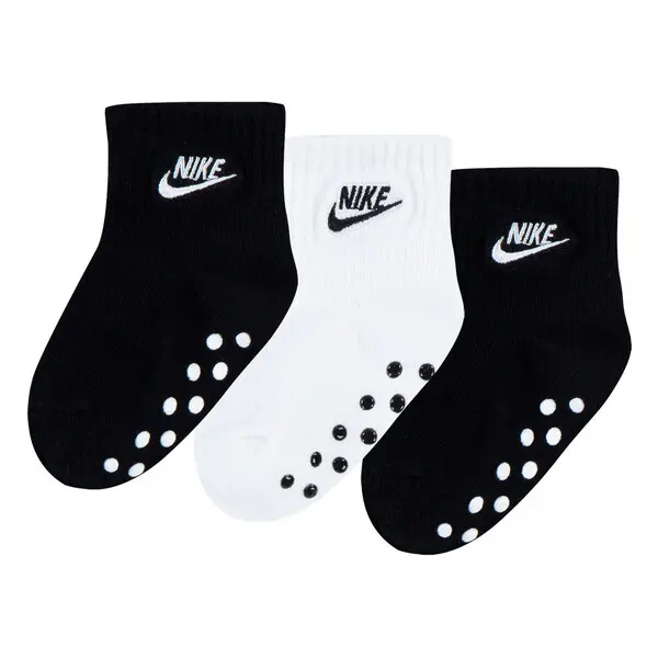 Chaussettes bébé garçon Nike Core Futura Gripper (x3)