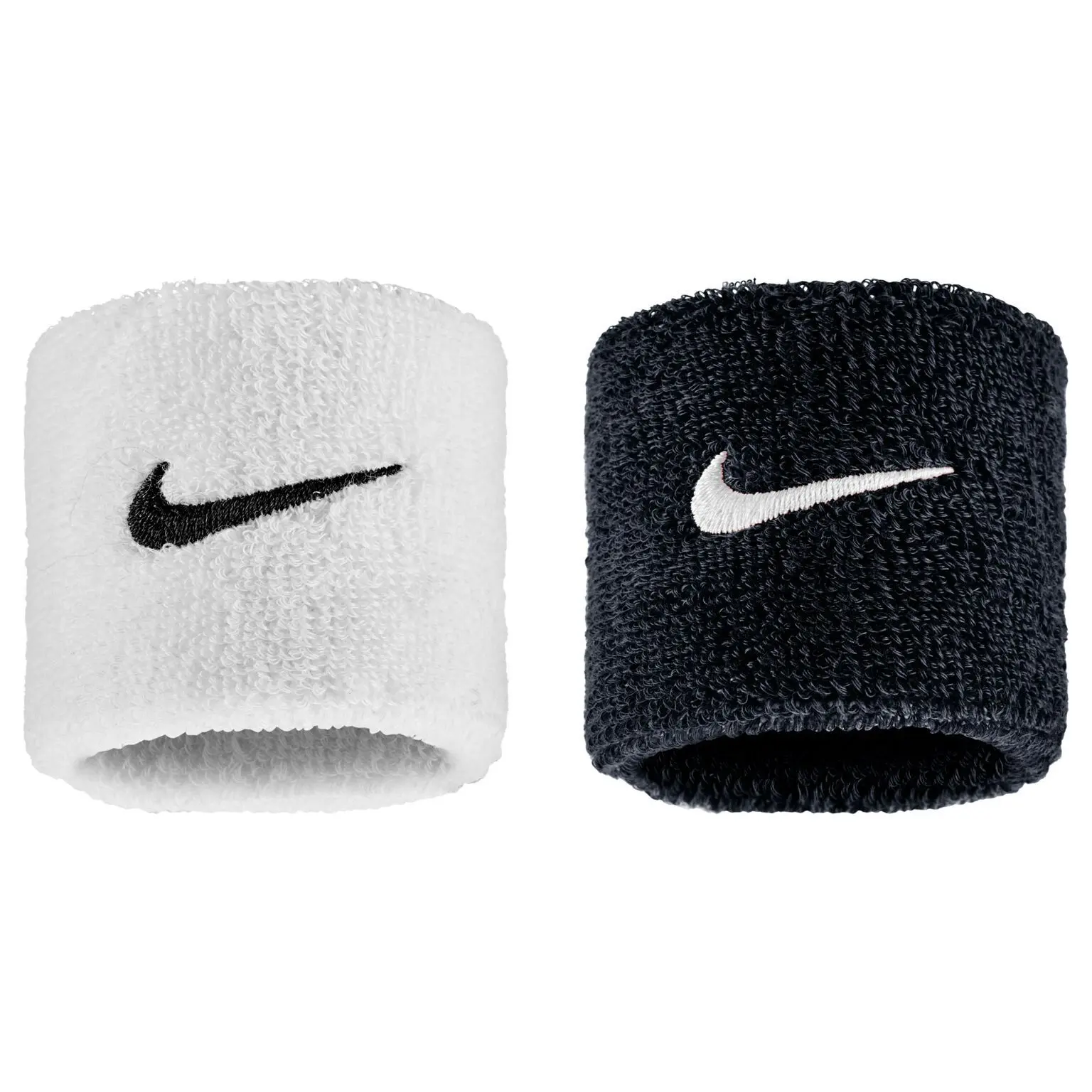 Nike Poignet Éponge Polaire Swoosh Classic (X2) Noir Tu