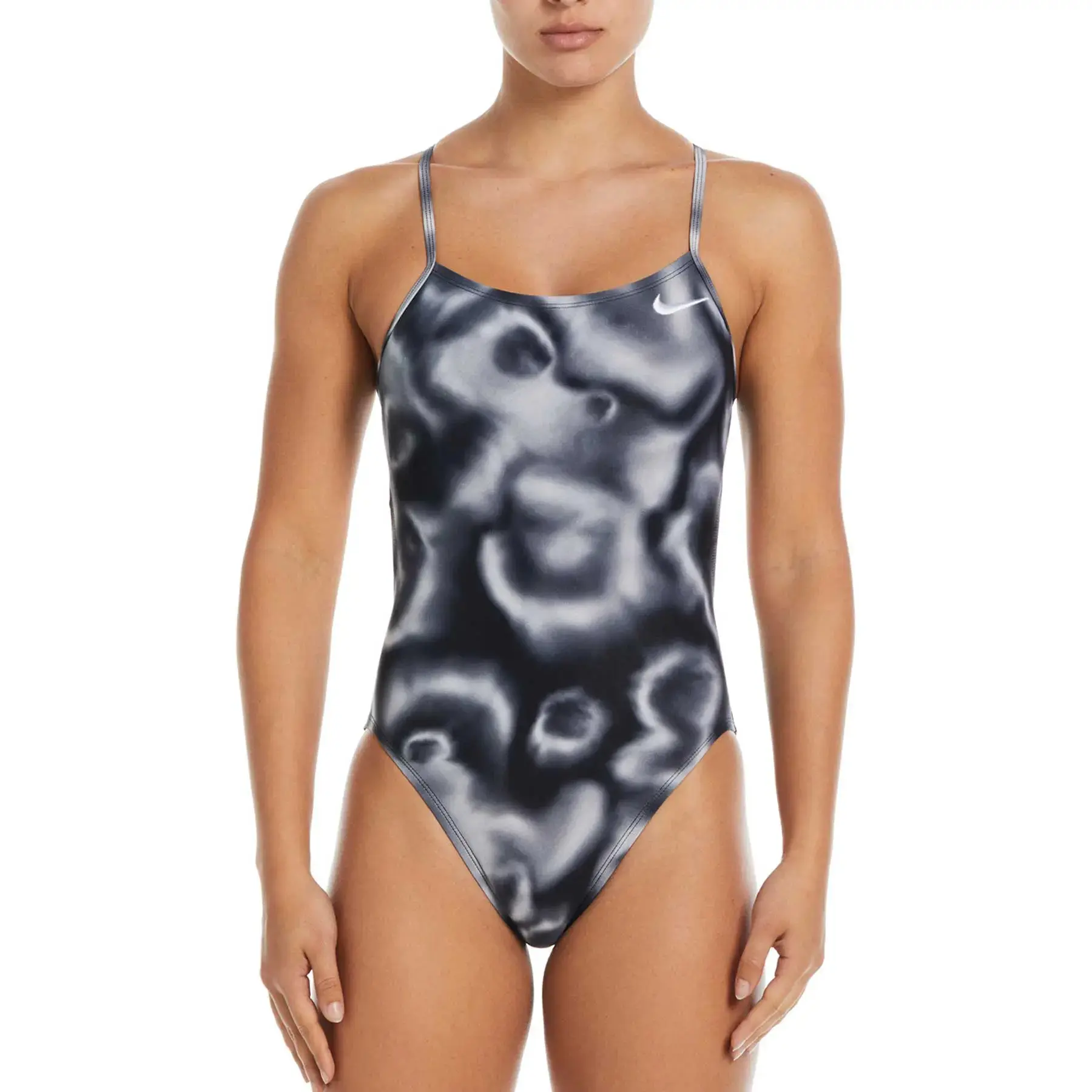 Badeanzug, Damen Nike Hydrastrong Digi Haze