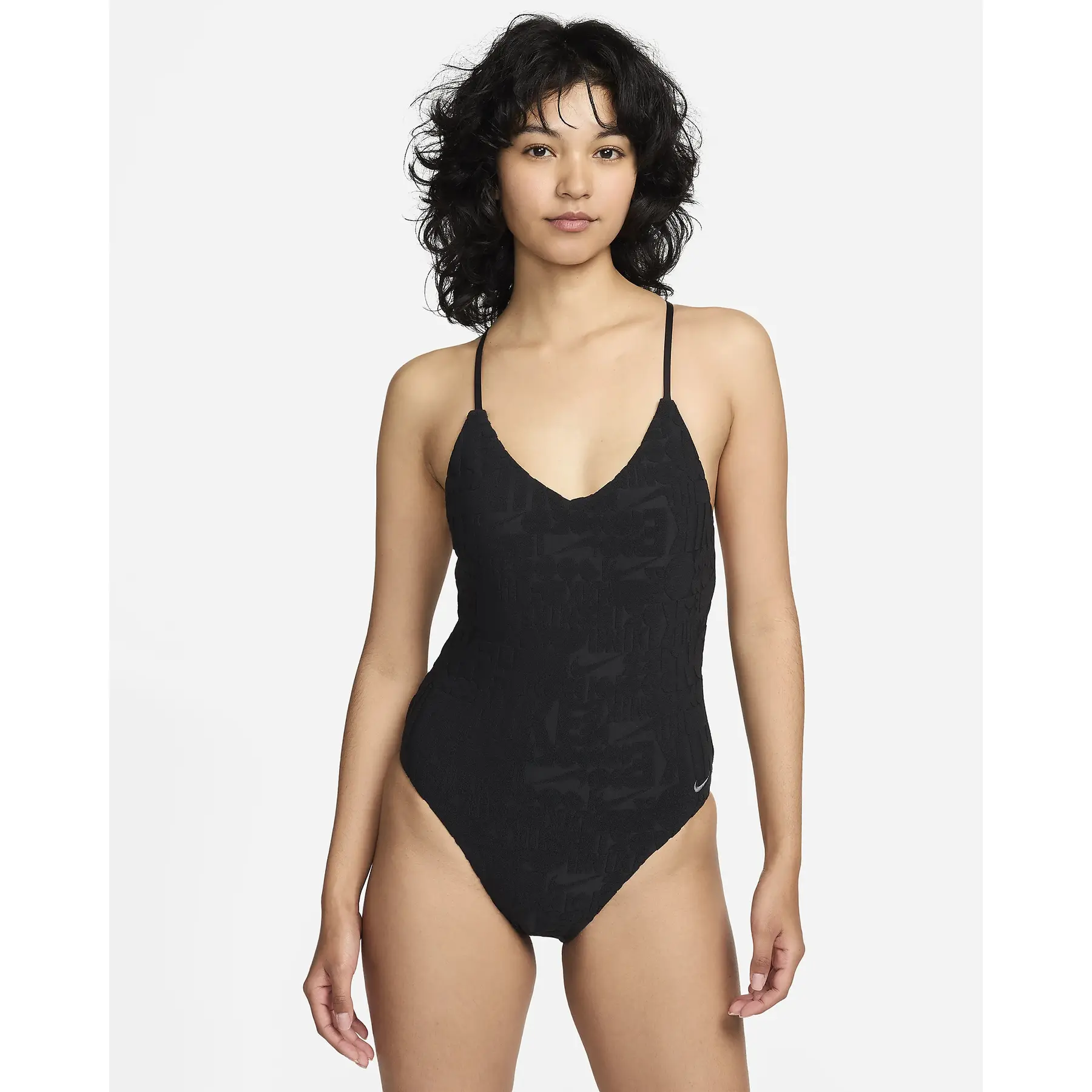 Costume da bagno 1 pezzo per bambina Nike Retro Flow