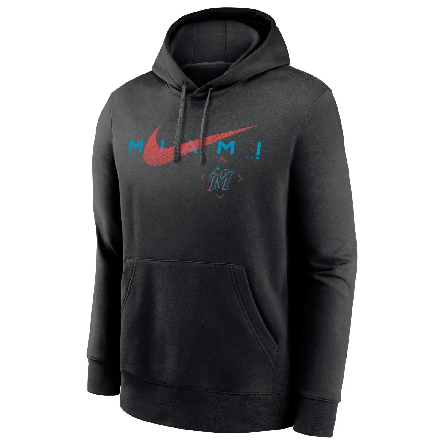 Pullover Miami Marlins Swoosh Neighborhood Fleece