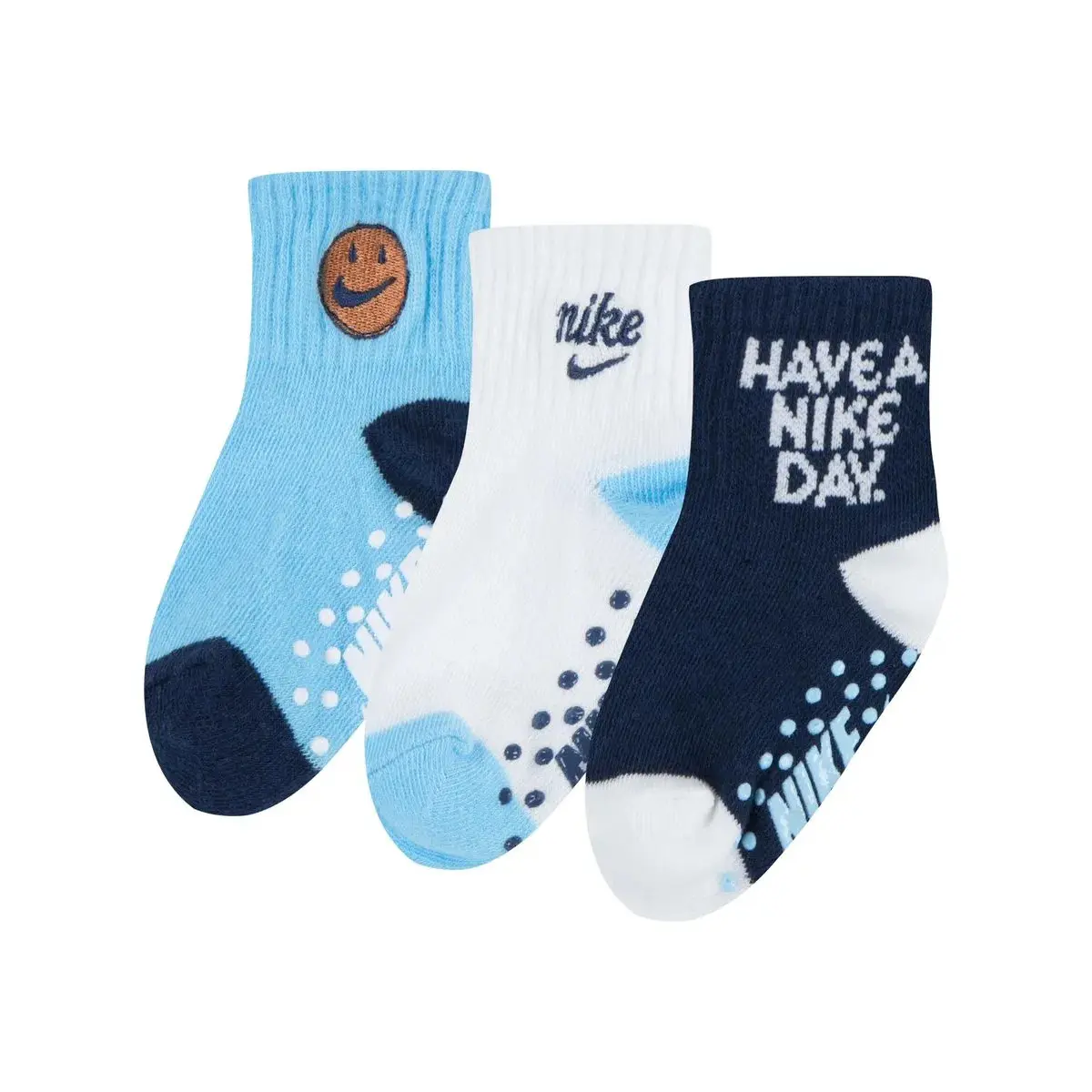 Nike Unisex Baby Blau Baby-Socken Gripper - Image 2