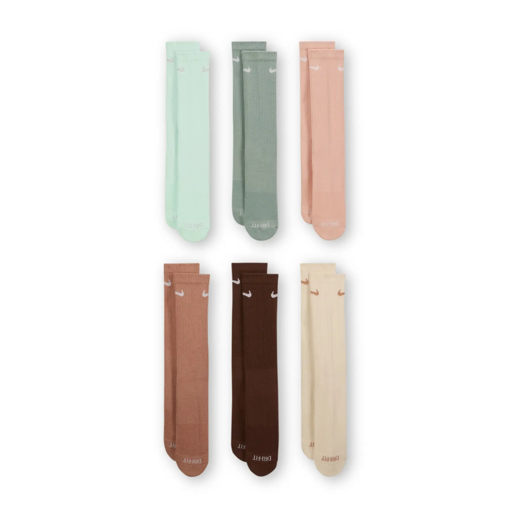 niedrige Socken Nike Everyday Plus Crew (x6)