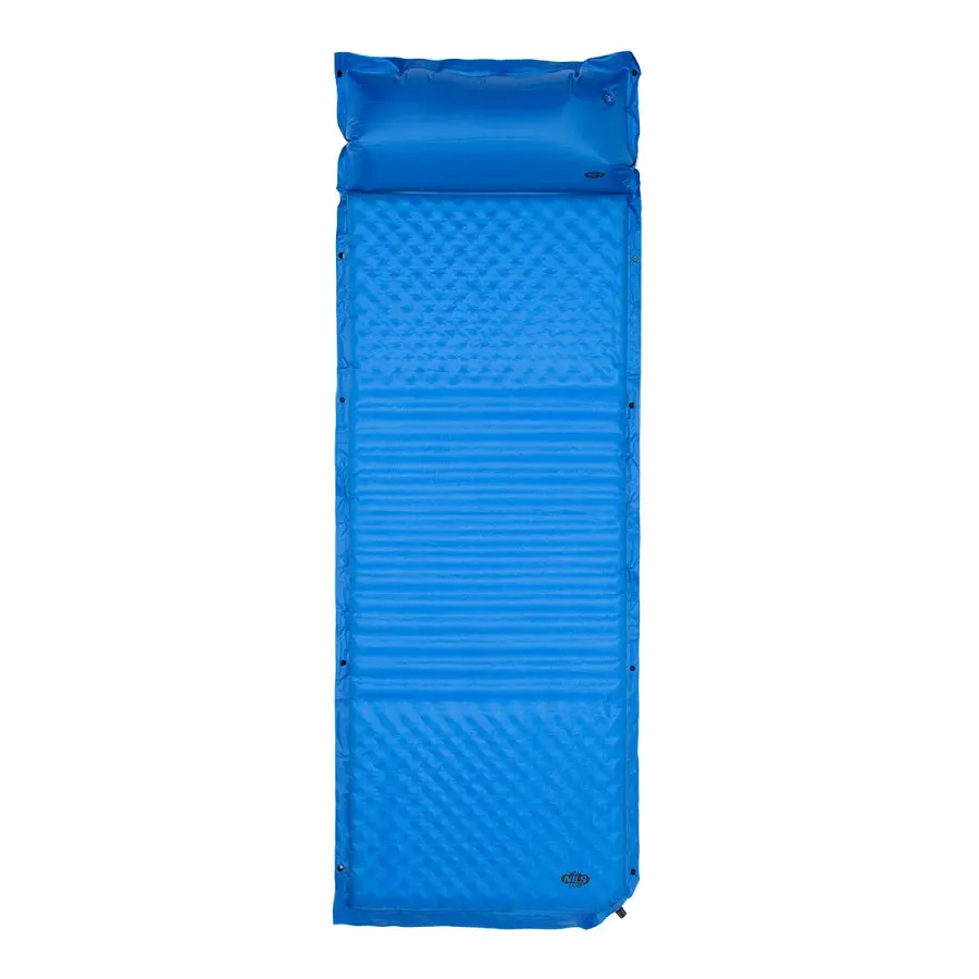 Reißverschluss-Schlafsack, selbstaufblasend mit Kissen NILS Camp NC4001