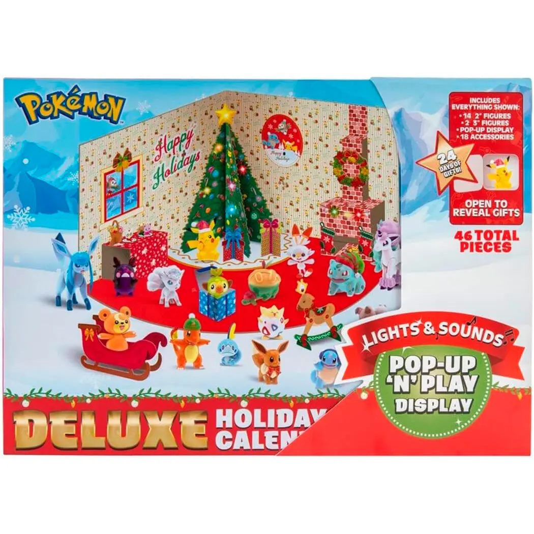 Kalender Licht und Ton Nintendo Pokémon Advent Delux
