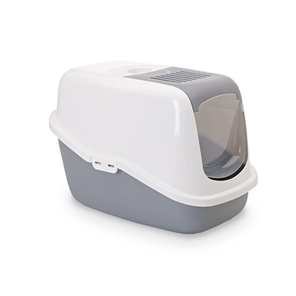 Savic Grau Nobby Katzentoilette Nestor Mit Tür Und Filter 56 X 39 X 38,5 Cm Katzentoilette - Image 11