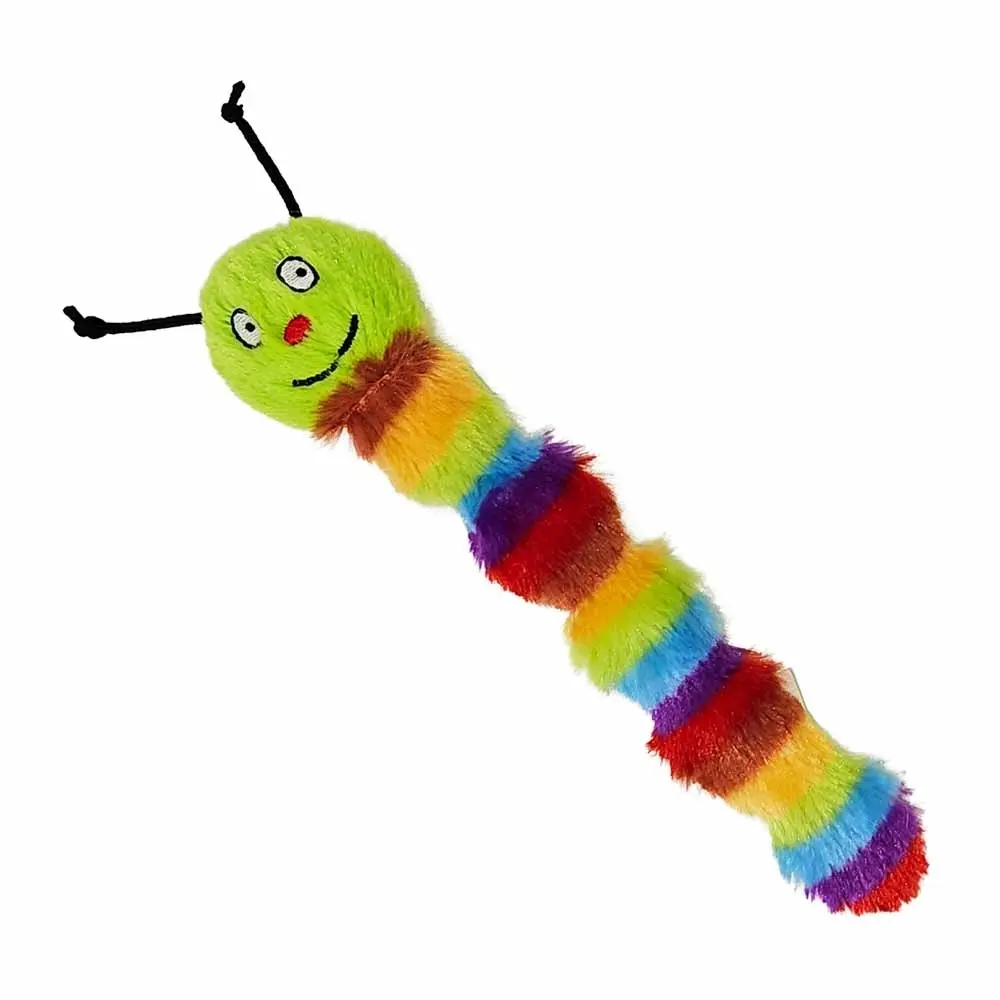 Crunchy caterpillar plush toy for cats Nobby Pet