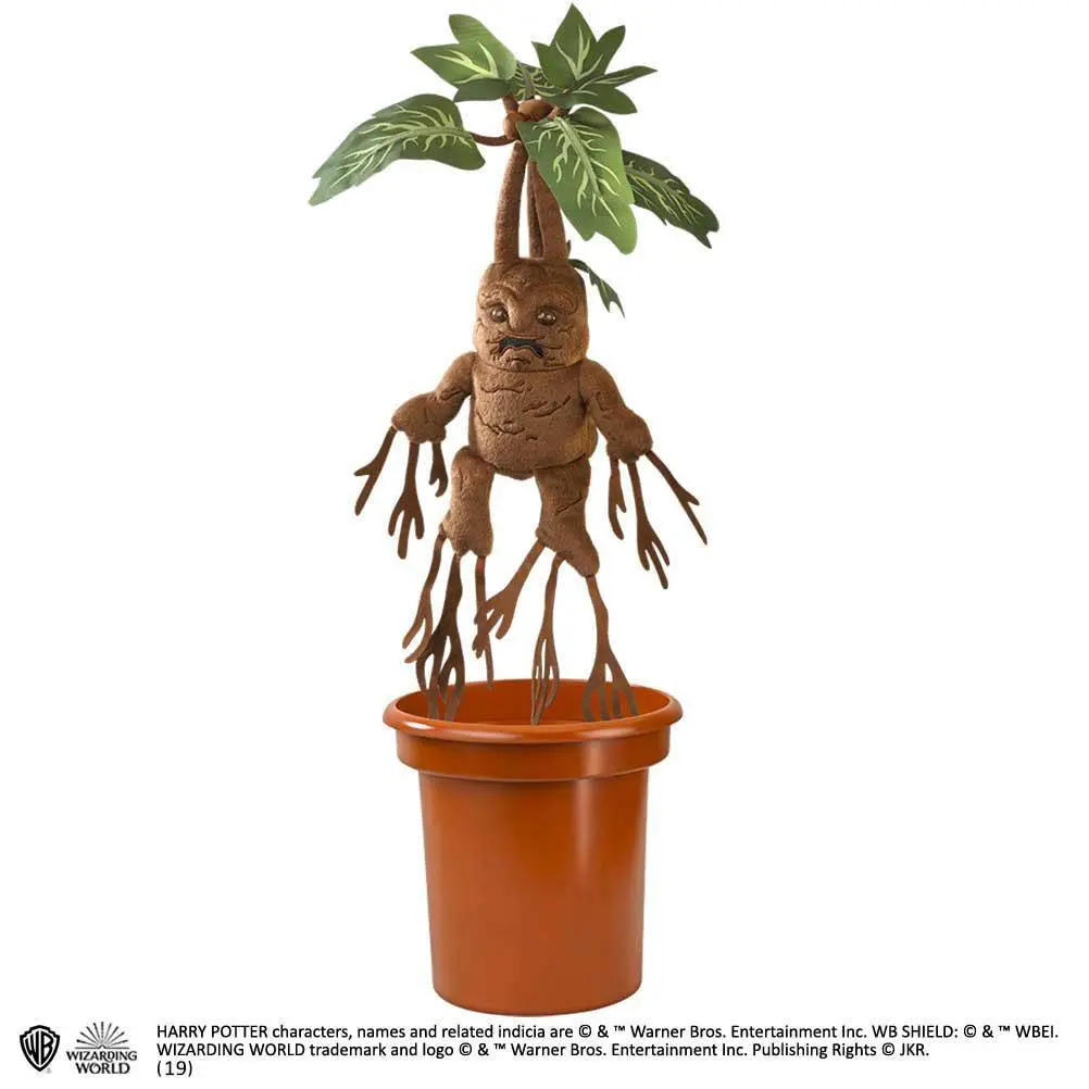 Noble Collection Marron Peluche Interactive Harry Potter Mandrake