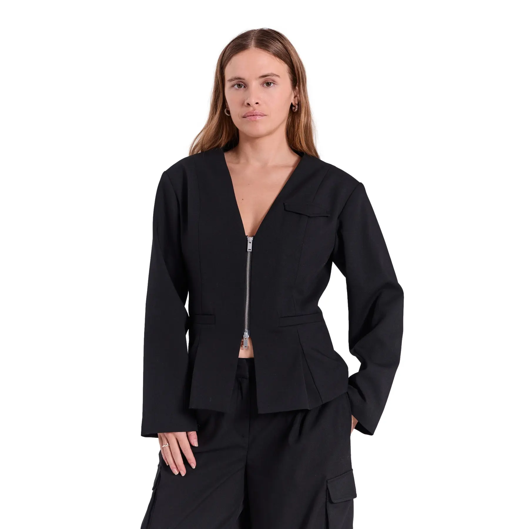 Blazer zipato donna  Maysa